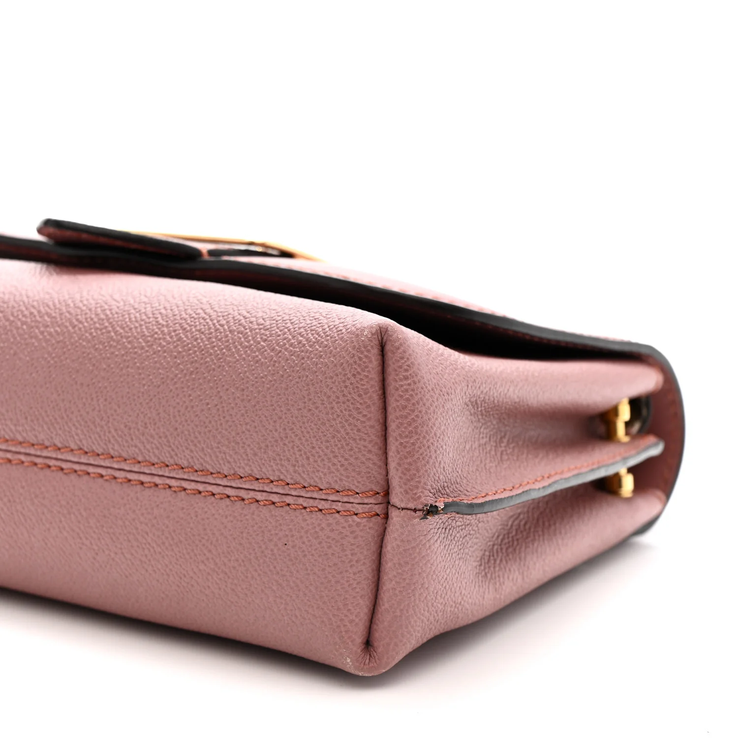 Soft Grain Calfskin Small Medley Crossbody Dusty Pink - Image 10