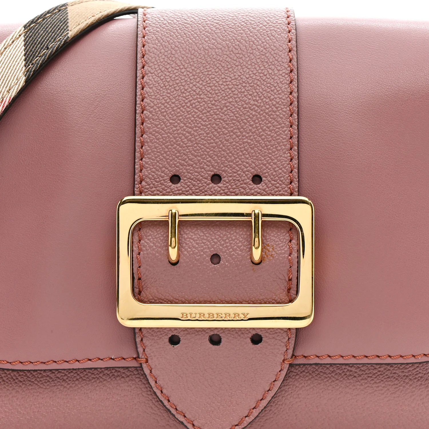 Soft Grain Calfskin Small Medley Crossbody Dusty Pink - Image 8