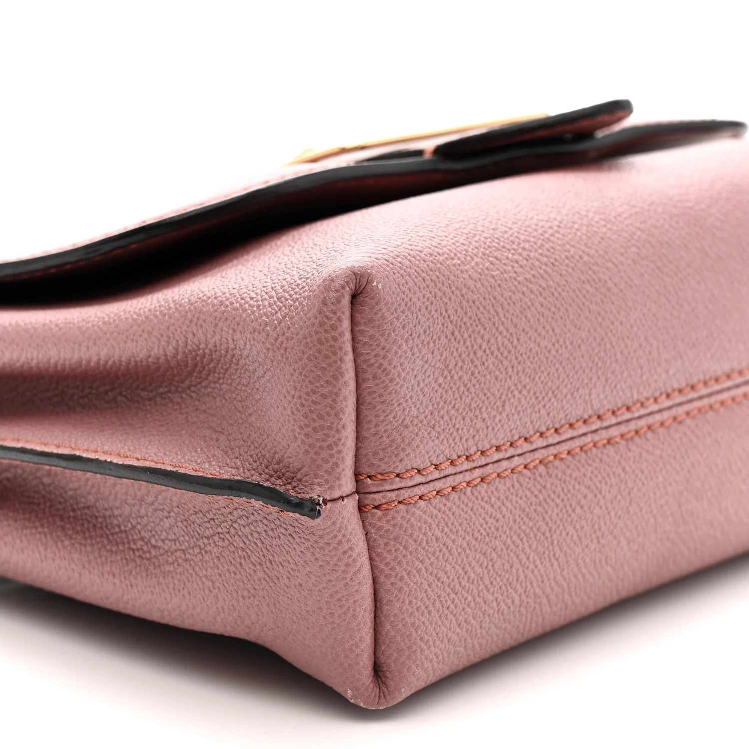 Soft Grain Calfskin Small Medley Crossbody Dusty Pink - Image 9