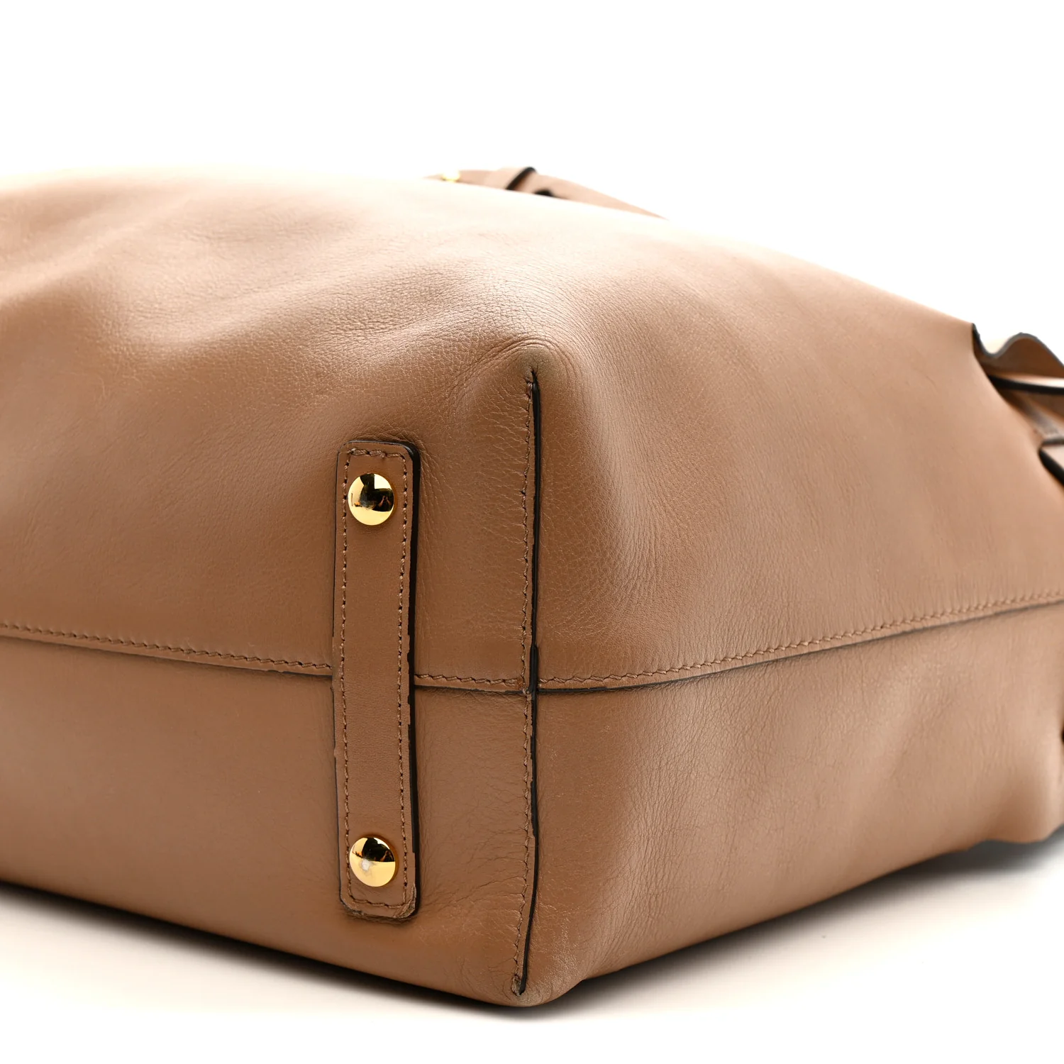 Soft Smooth Calfskin Medium Tote Camel - Image 22