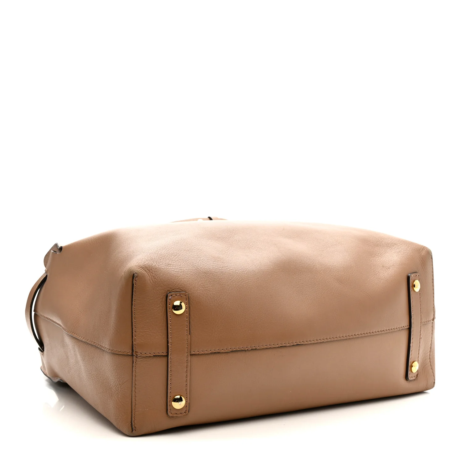 Soft Smooth Calfskin Medium Tote Camel - Image 9