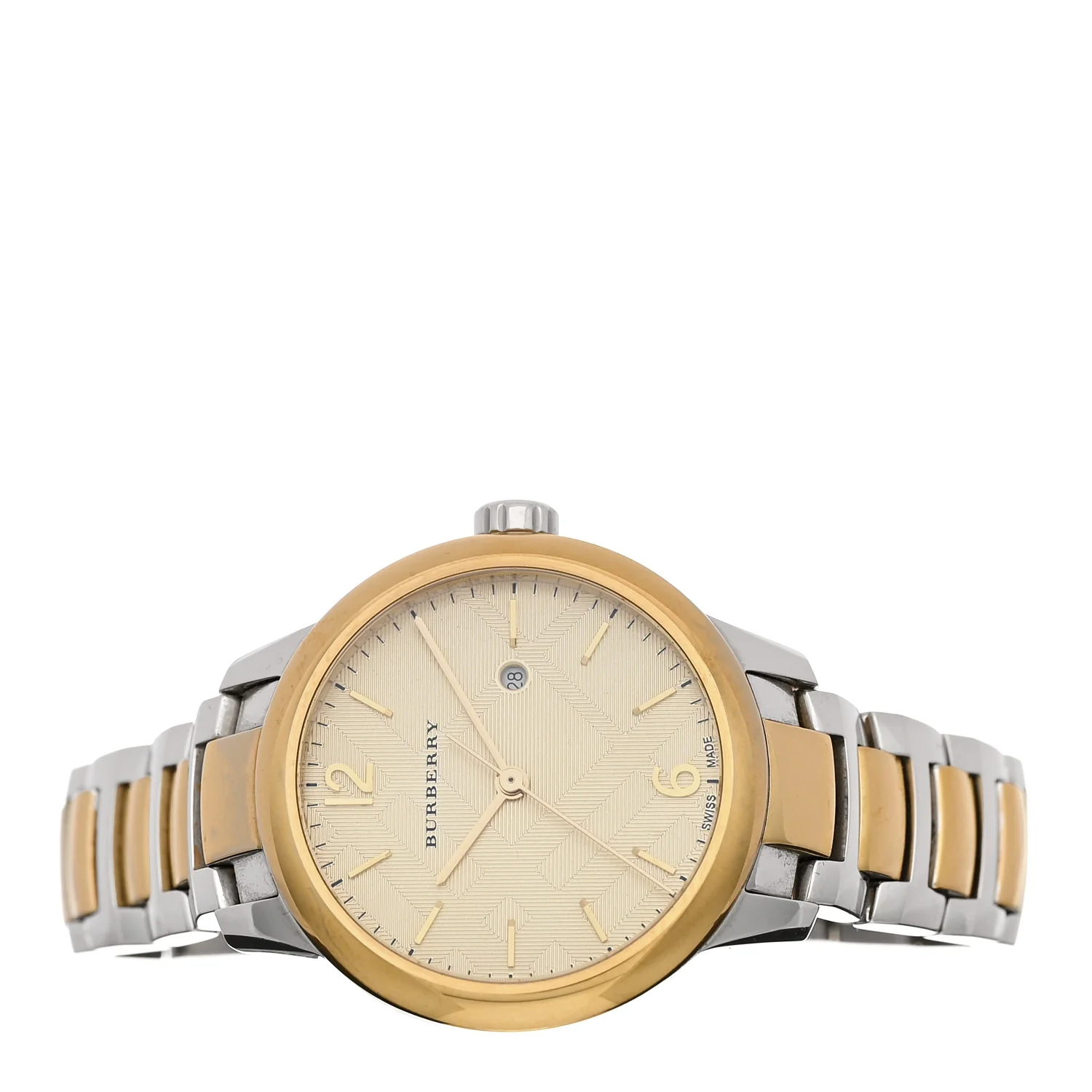 Stainless Steel 32mm Classic Round Quartz Watch Gold BU10118 - Image 2
