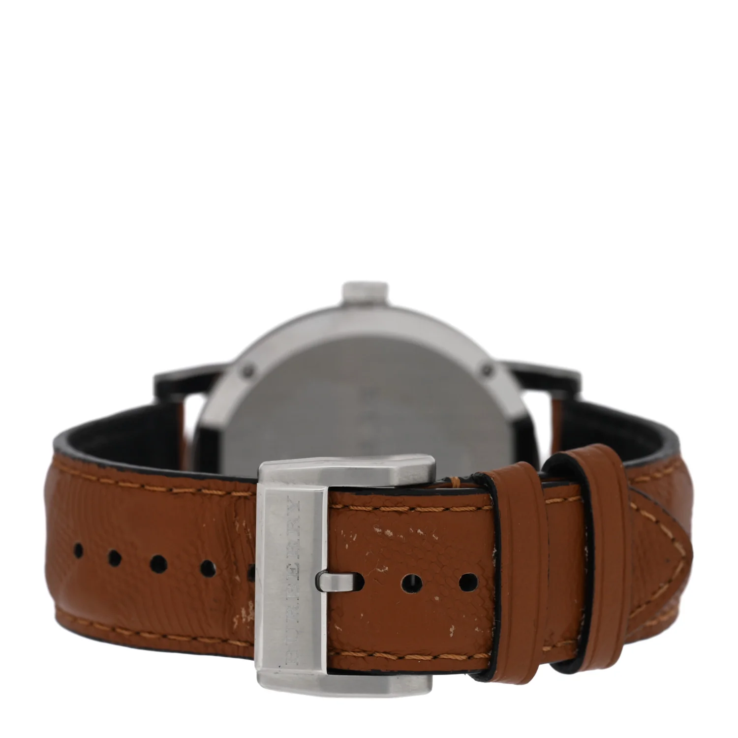 Stainless Steel Calfskin 42mm The City Quartz Watch Black BU9905 - Image 3