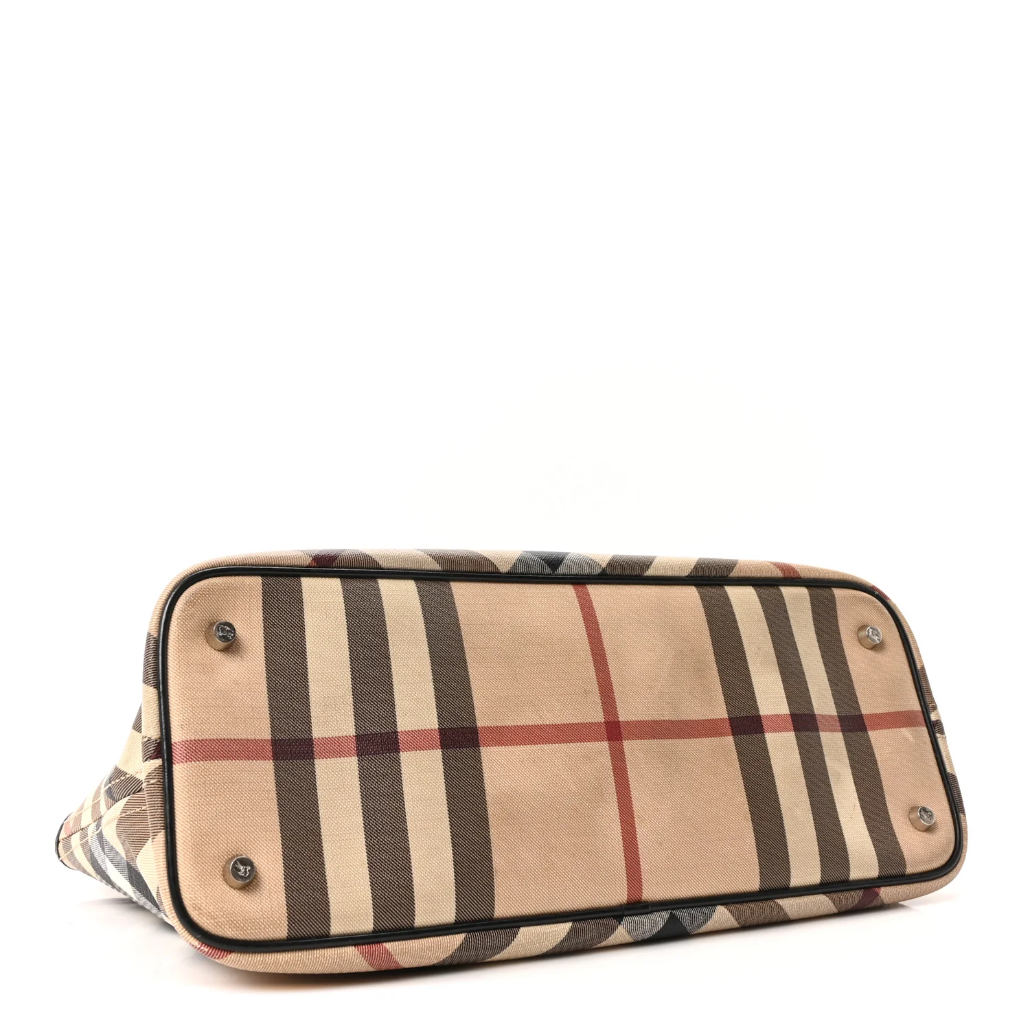 Supernova Check Small Nickie Tote Black - Image 4
