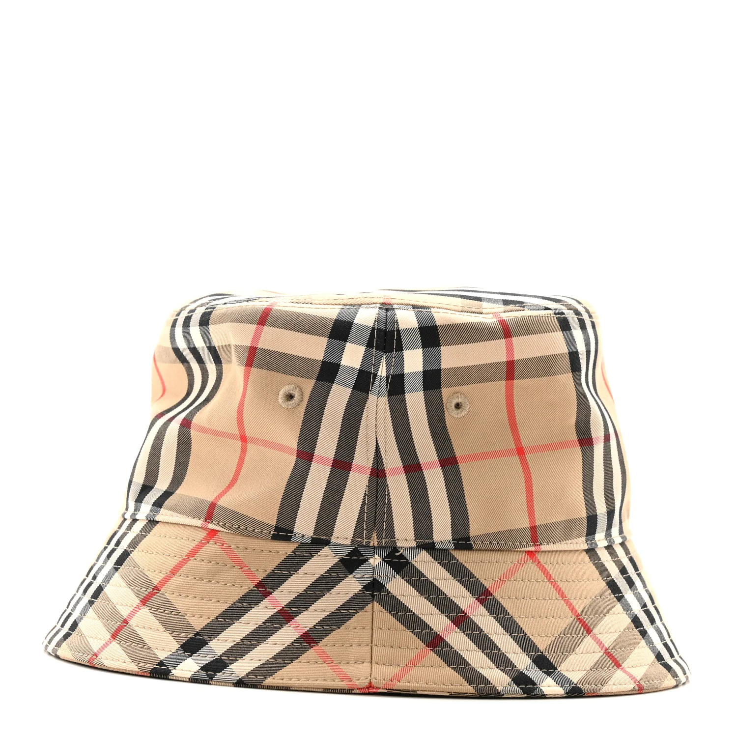 Technical Cotton Vintage Check Bucket Hat L Archive Beige - Image 4