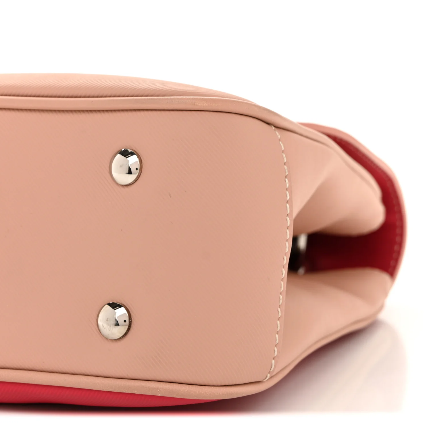 Trench Calfskin DK88 Medium Top Handle Bag Ash Rose Beige Russet - Image 11