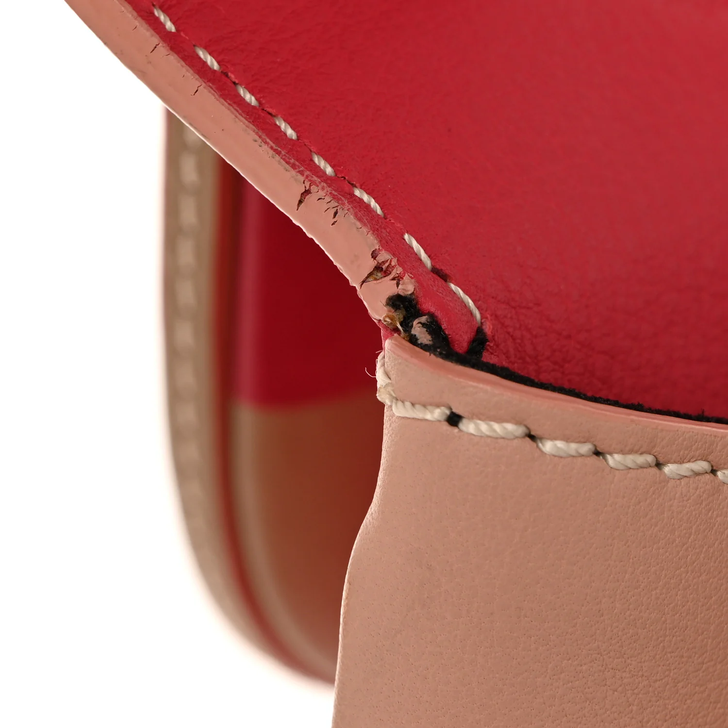 Trench Calfskin DK88 Medium Top Handle Bag Ash Rose Beige Russet - Image 12