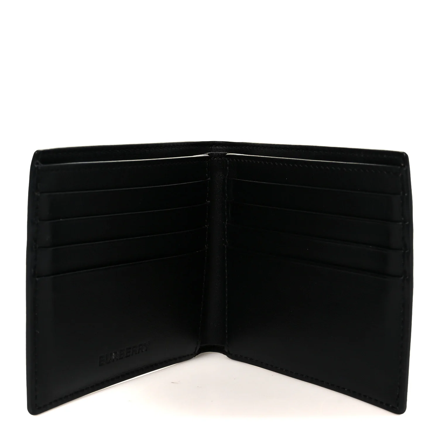 Vintage Check Bi-Fold Wallet Camel - Image 6