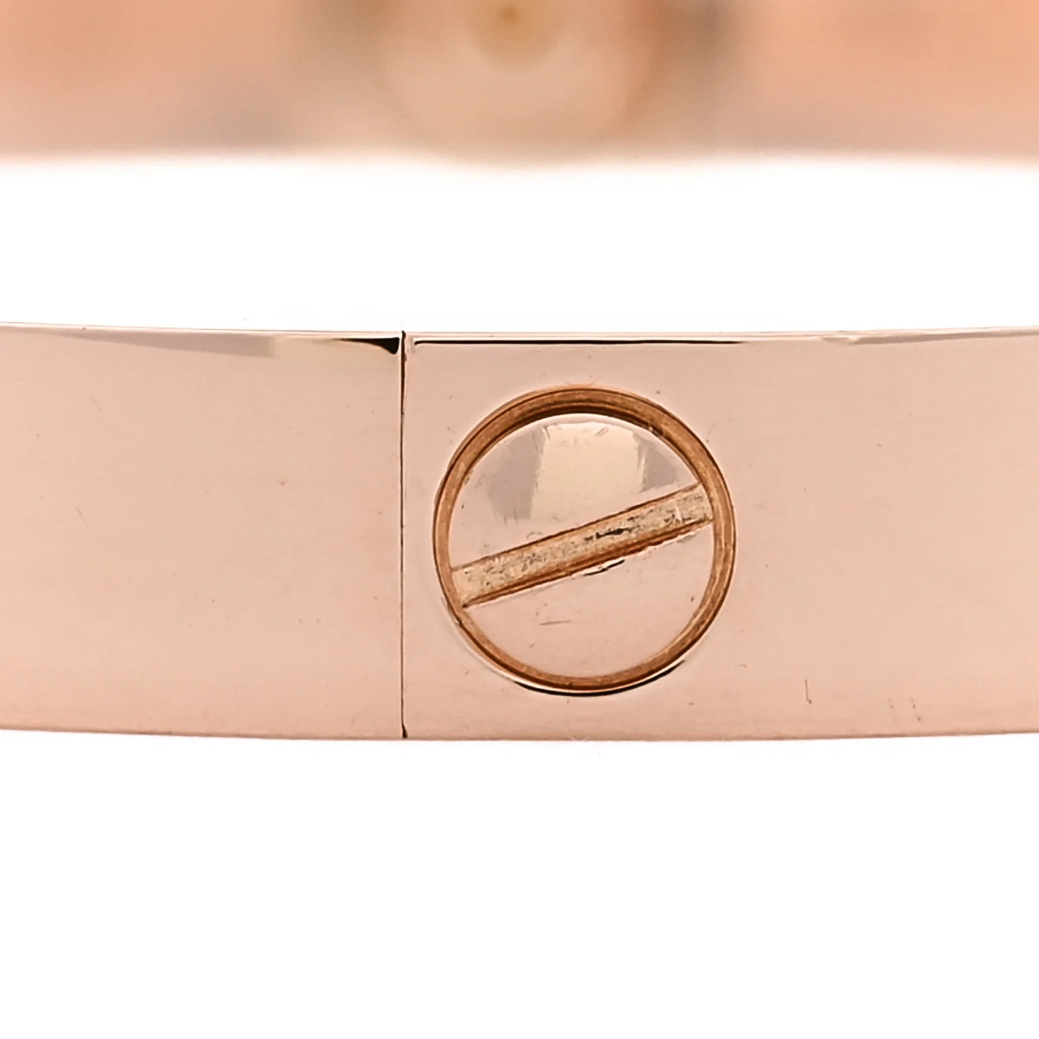 18K Pink Gold 4 Diamond LOVE Bracelet 18 - Image 6