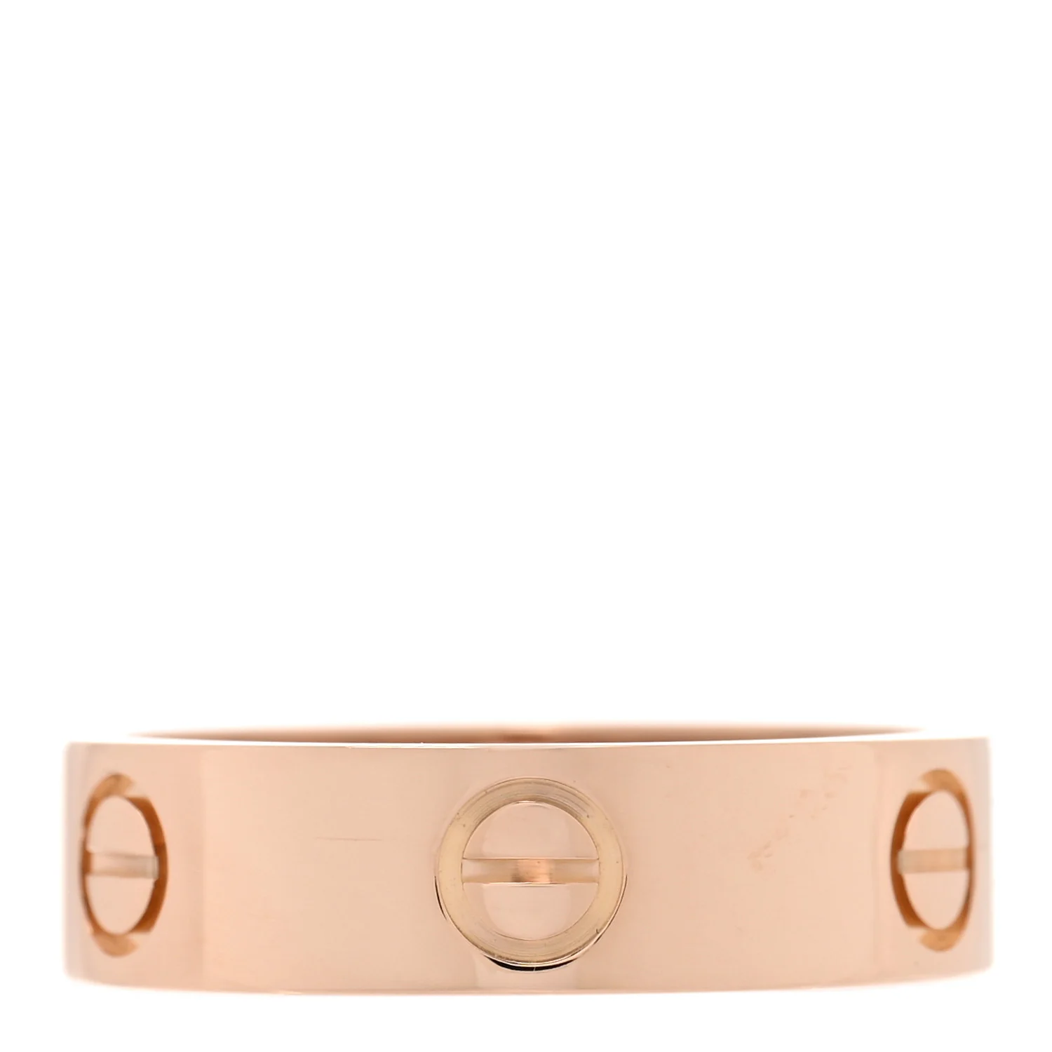 18K Pink Gold 5.5mm LOVE Ring 57 8 - Image 3