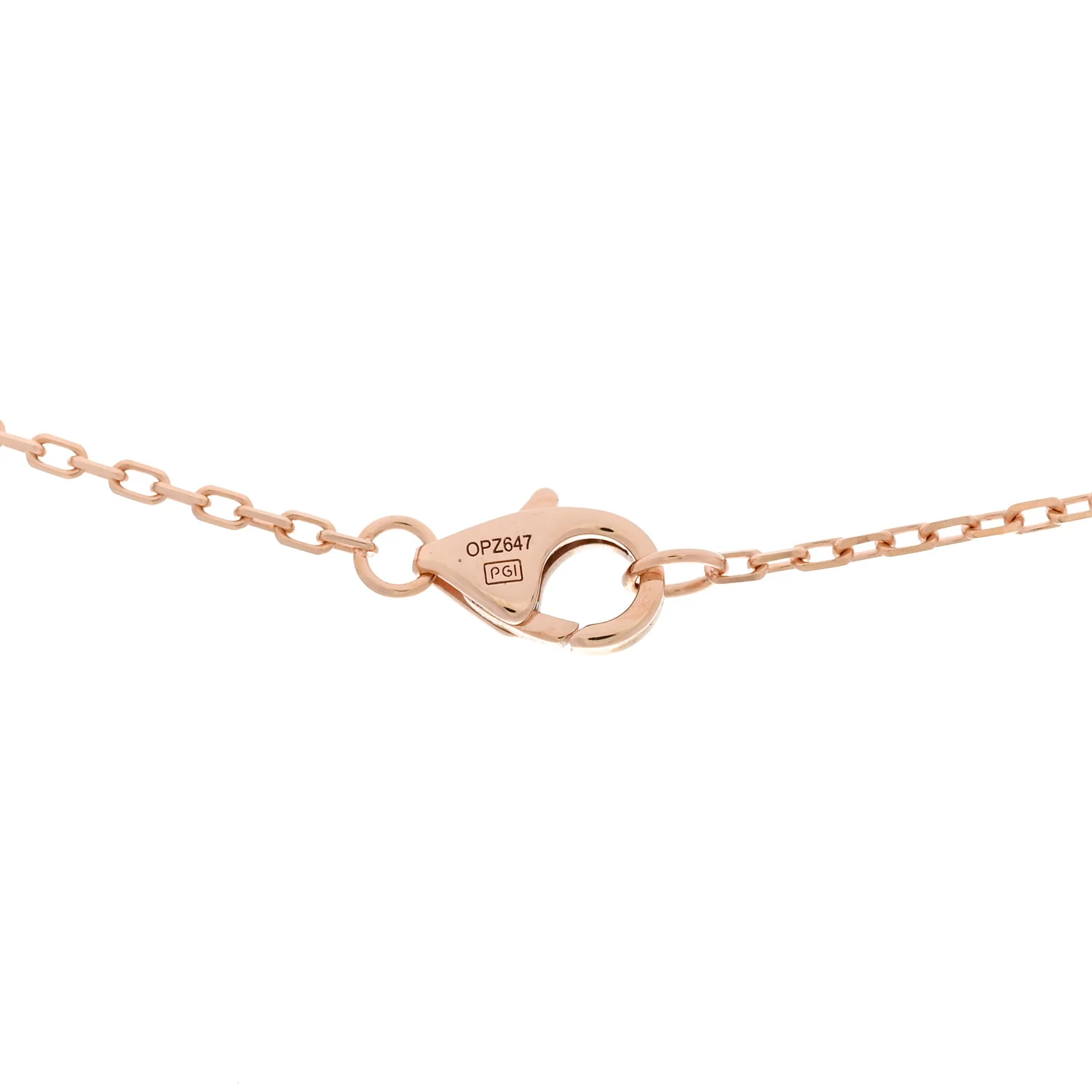 18K Pink Gold Diamond Juste Un Clou Paved Pendant Necklace - Image 5