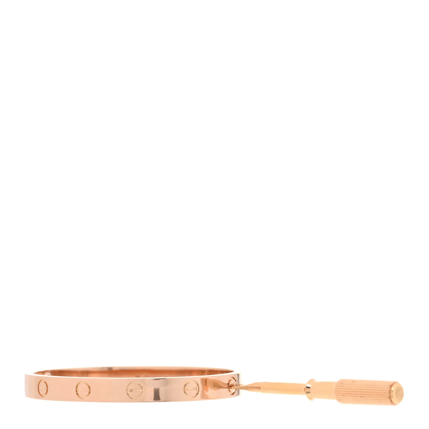 18K Pink Gold LOVE Bracelet 16 - Image 6