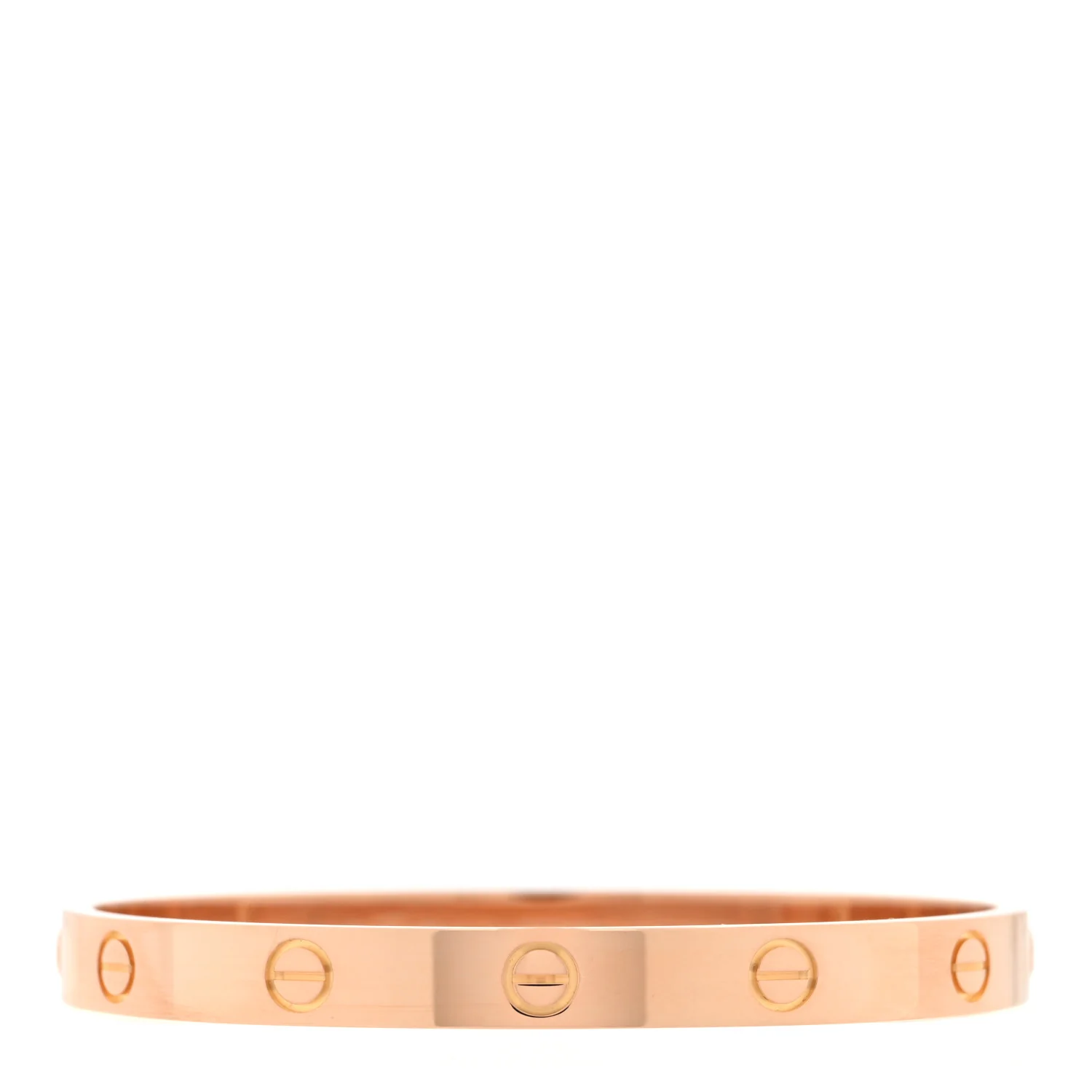 18K Pink Gold LOVE Bracelet 17