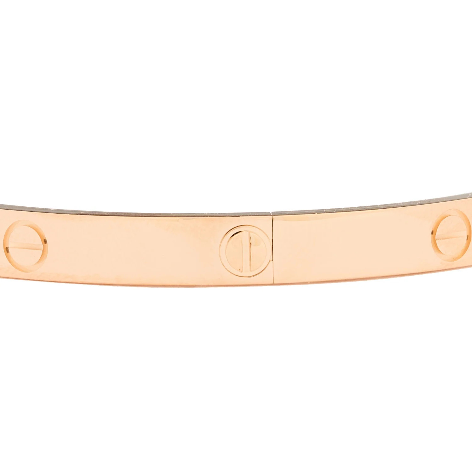 18K Pink Gold Medium LOVE Bracelet 18 - Image 4