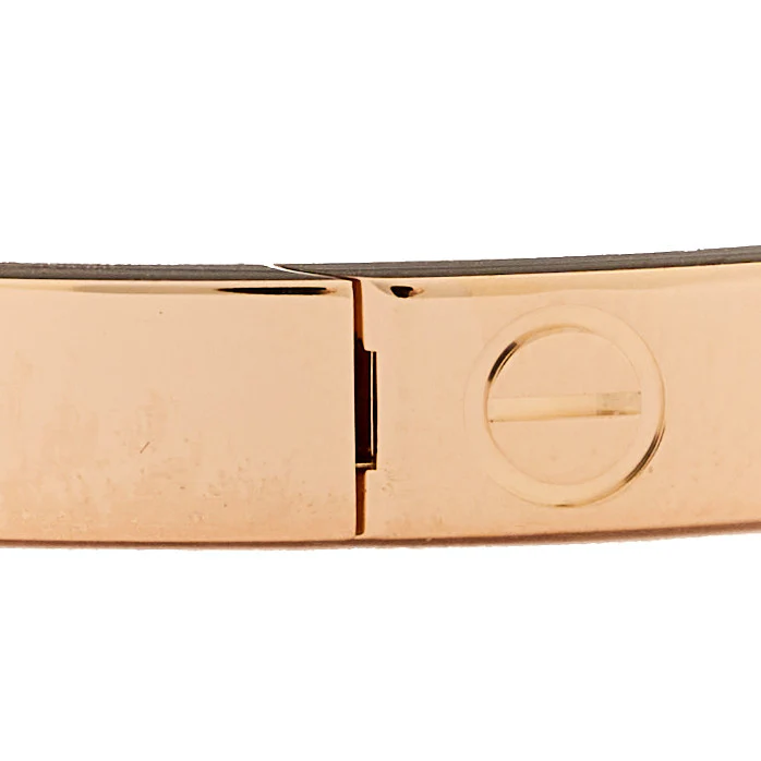 18K Pink Gold Medium LOVE Bracelet 18 - Image 6