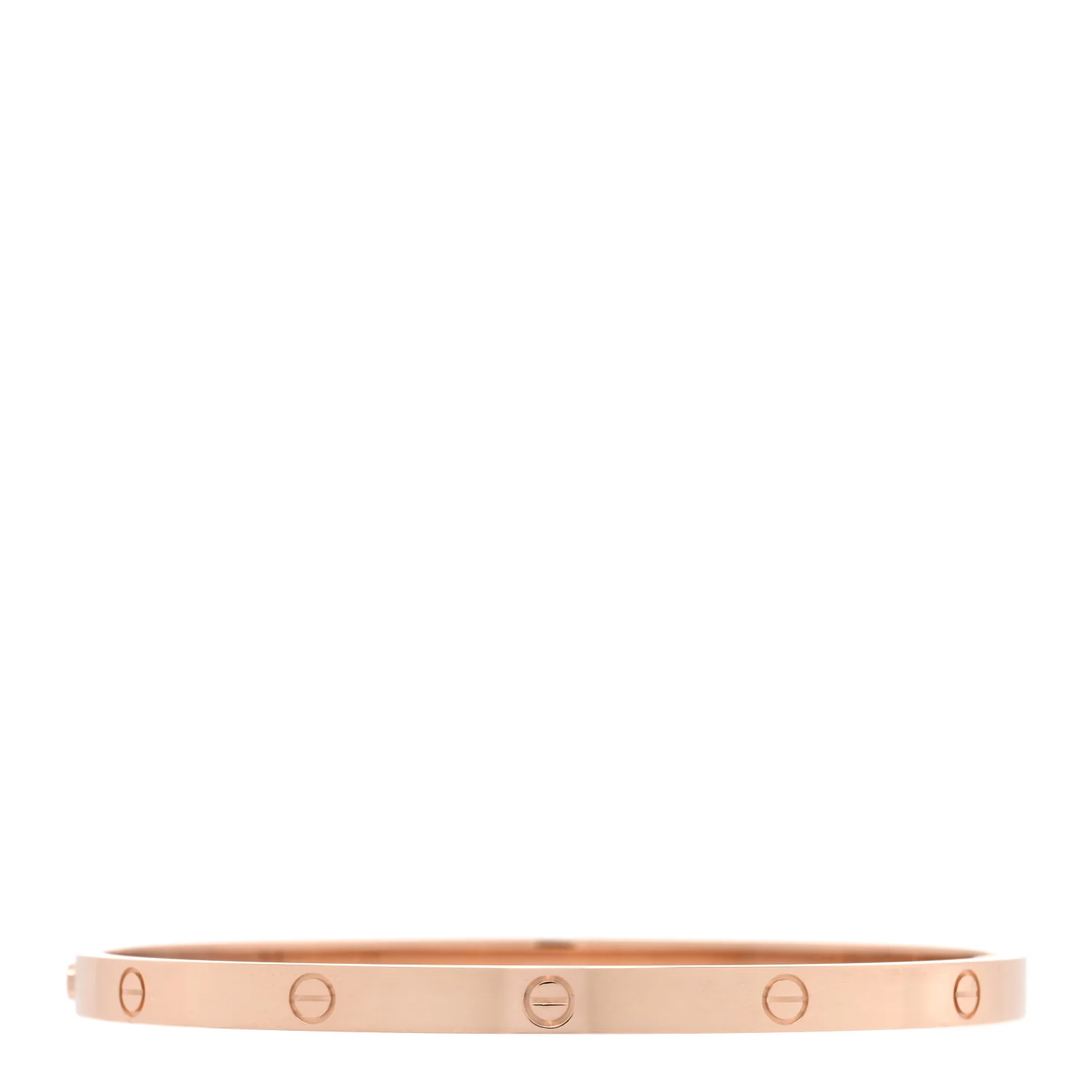 18K Pink Gold Medium LOVE Bracelet 20 - Image 2