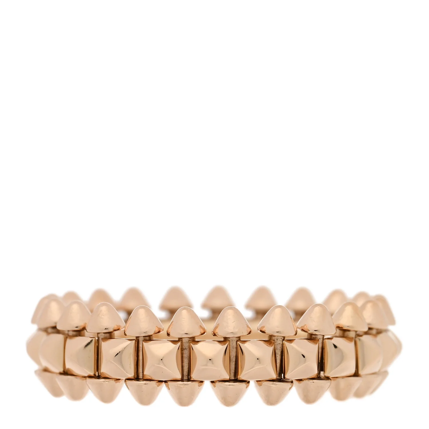 18K Pink Gold SM Clash De Cartier Ring 55 7.25
