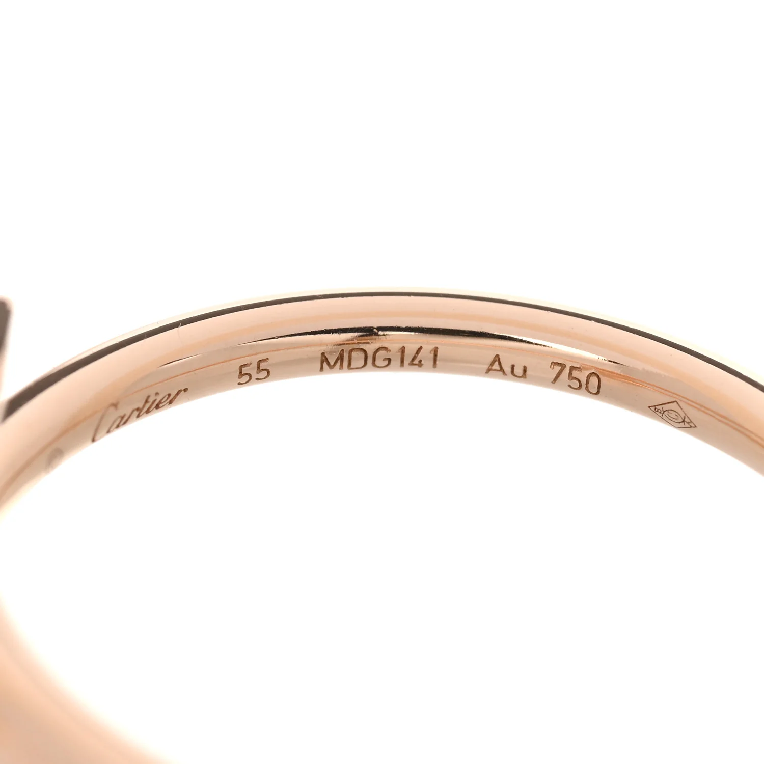 18K Pink Gold Small Juste Un Clou Ring 55 7.25 - Image 5