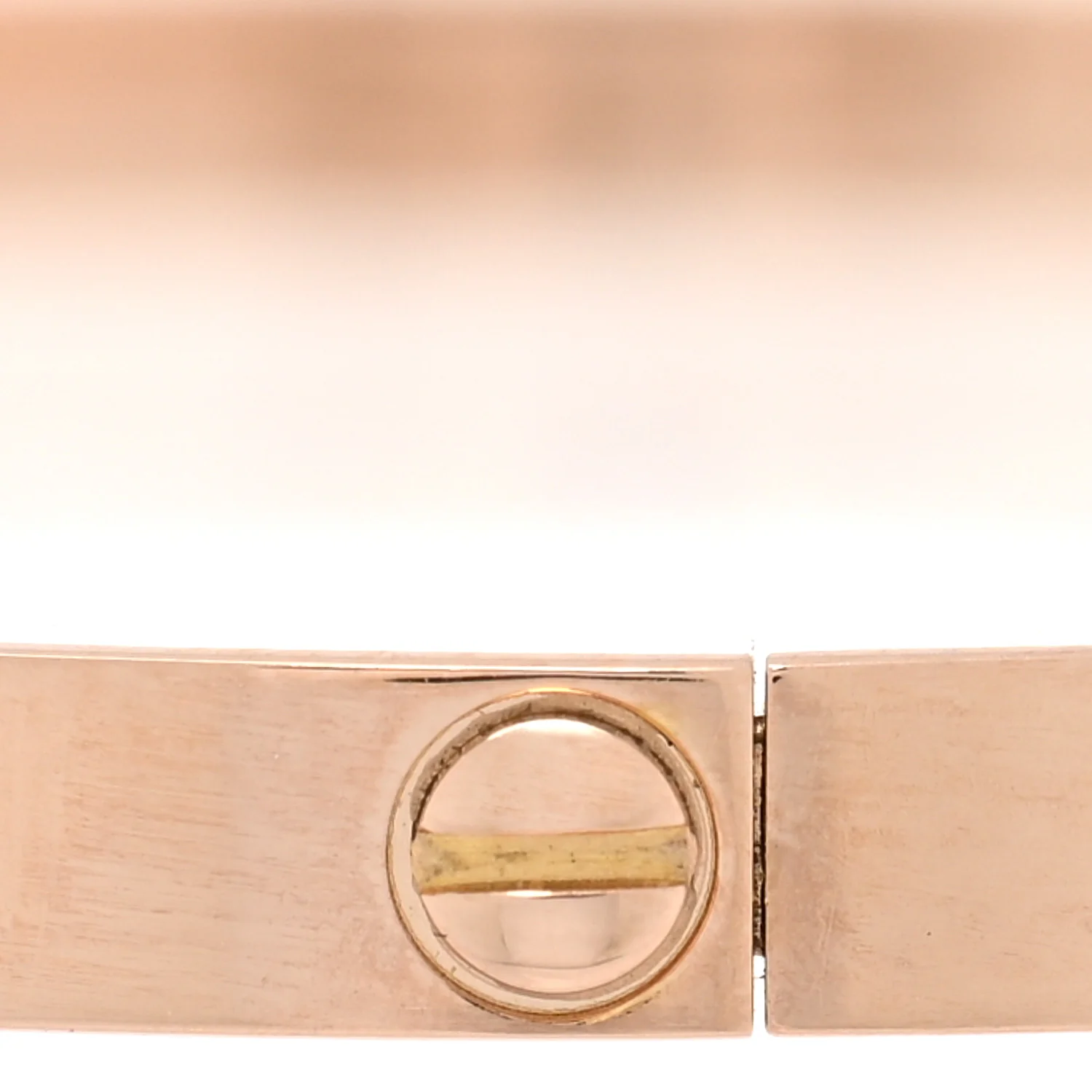 18K Pink Gold Small LOVE Bracelet 17 - Image 5