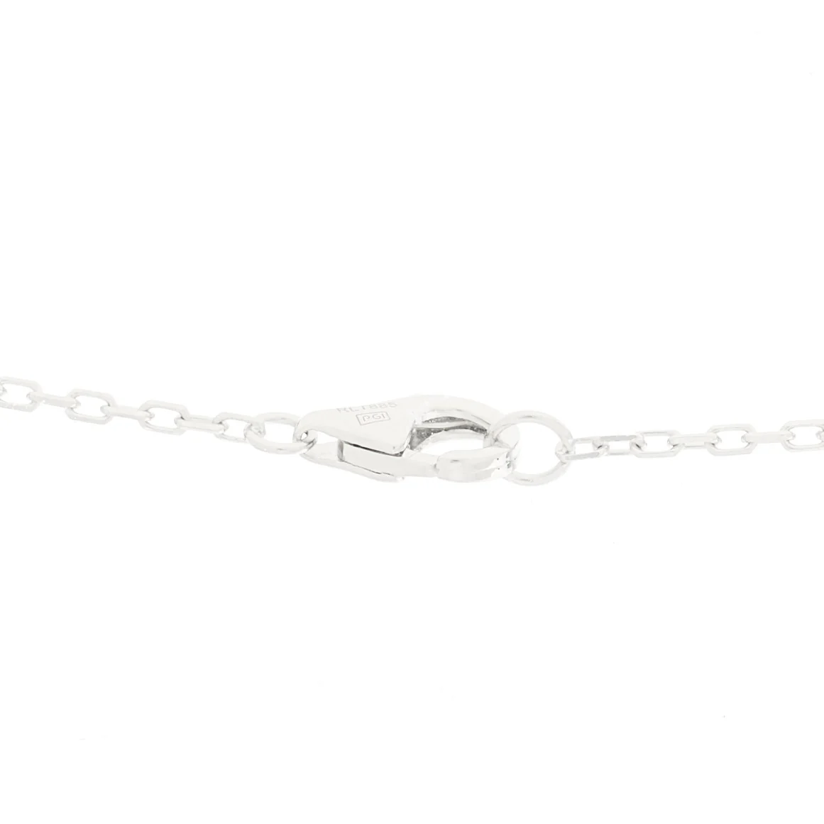 18K White Gold Diamond Juste Un Clou Paved Pendant Necklace - Image 4