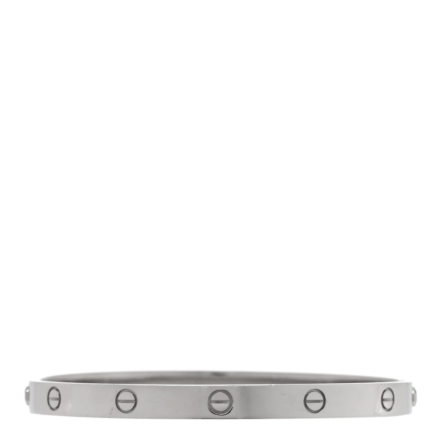 18K White Gold LOVE Bracelet 21