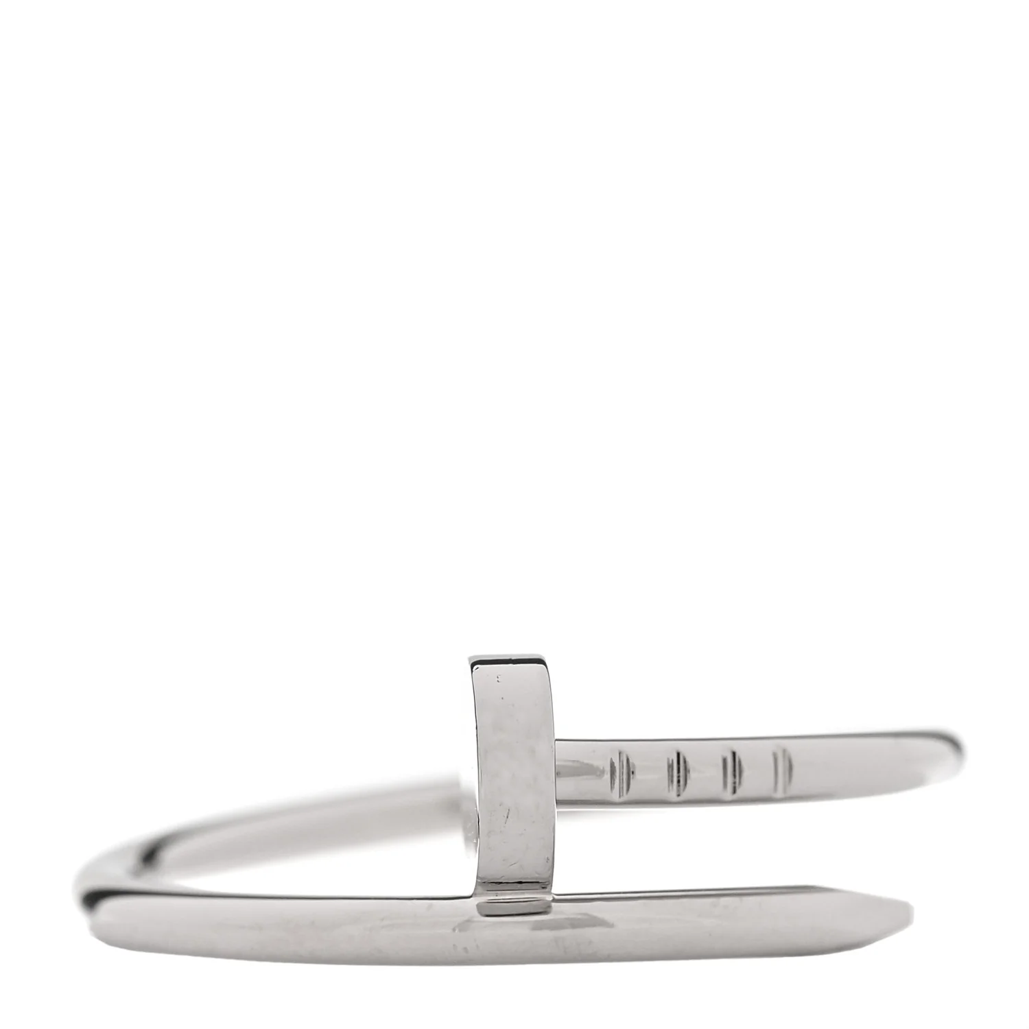 18K White Gold Small Juste Un Clou Ring 59 8.75