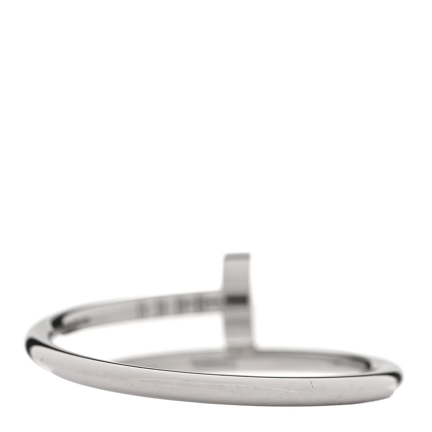 18K White Gold Small Juste Un Clou Ring 59 8.75 - Image 3