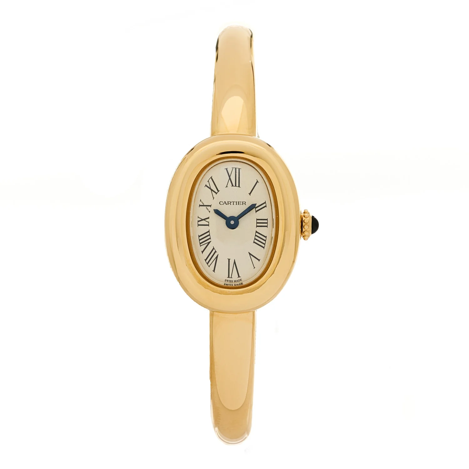 18K Yellow Gold 19mm Baignoire Quartz Watch