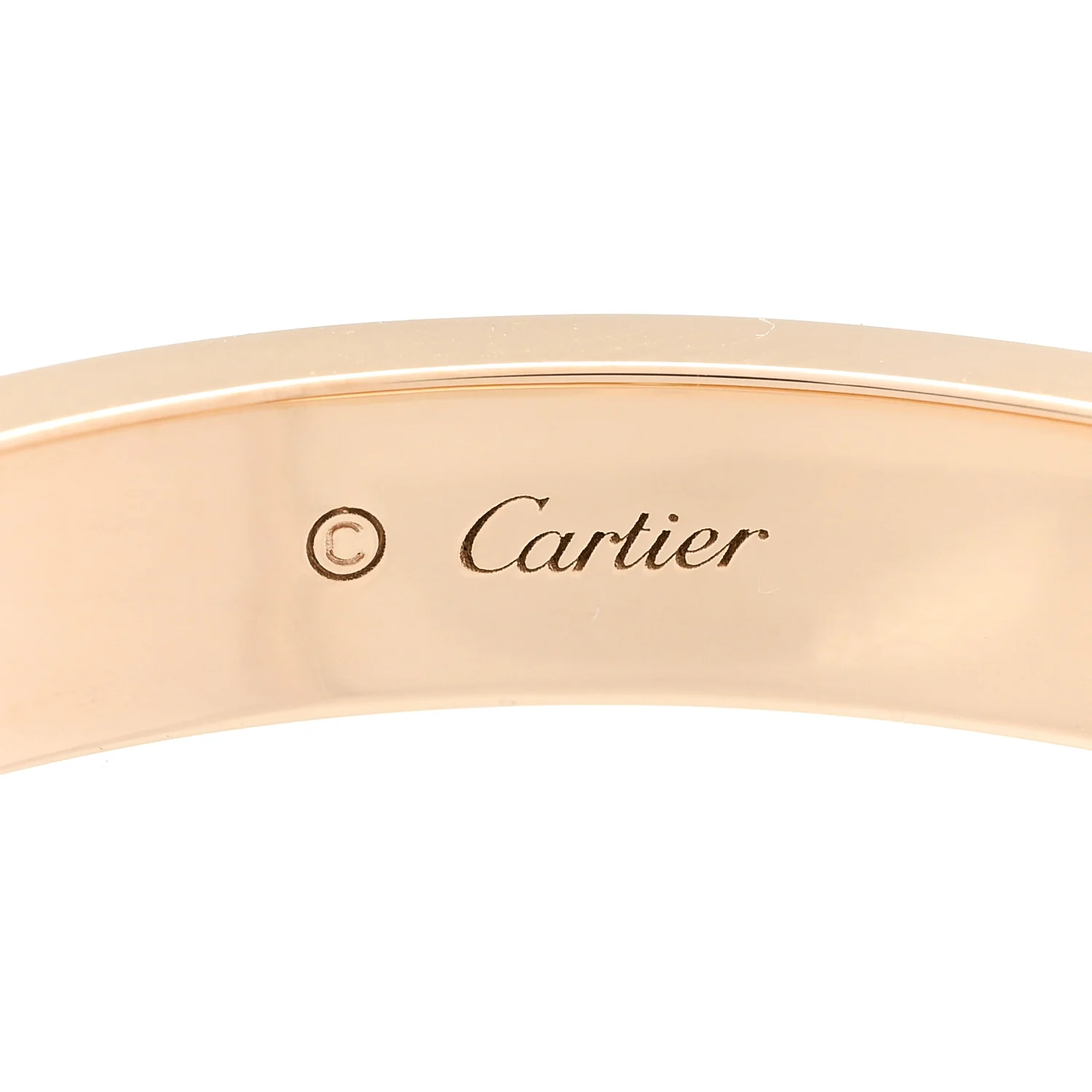 18K Yellow Gold 4 Diamond LOVE Bracelet 16 - Image 7