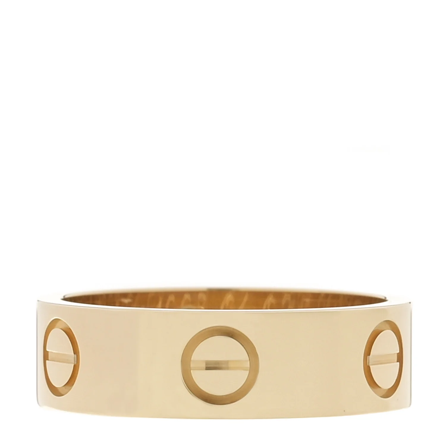 18K Yellow Gold 5.5mm LOVE Ring 52 6
