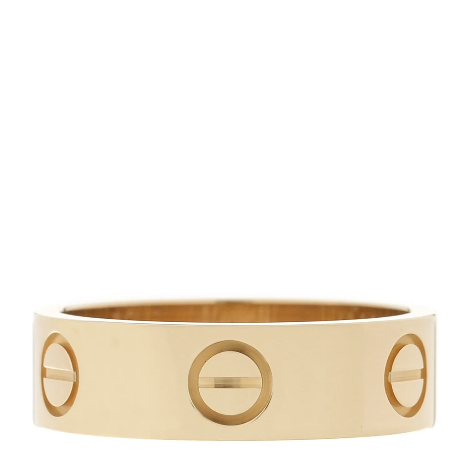 18K Yellow Gold 5.5mm LOVE Ring 52 6 - Image 3