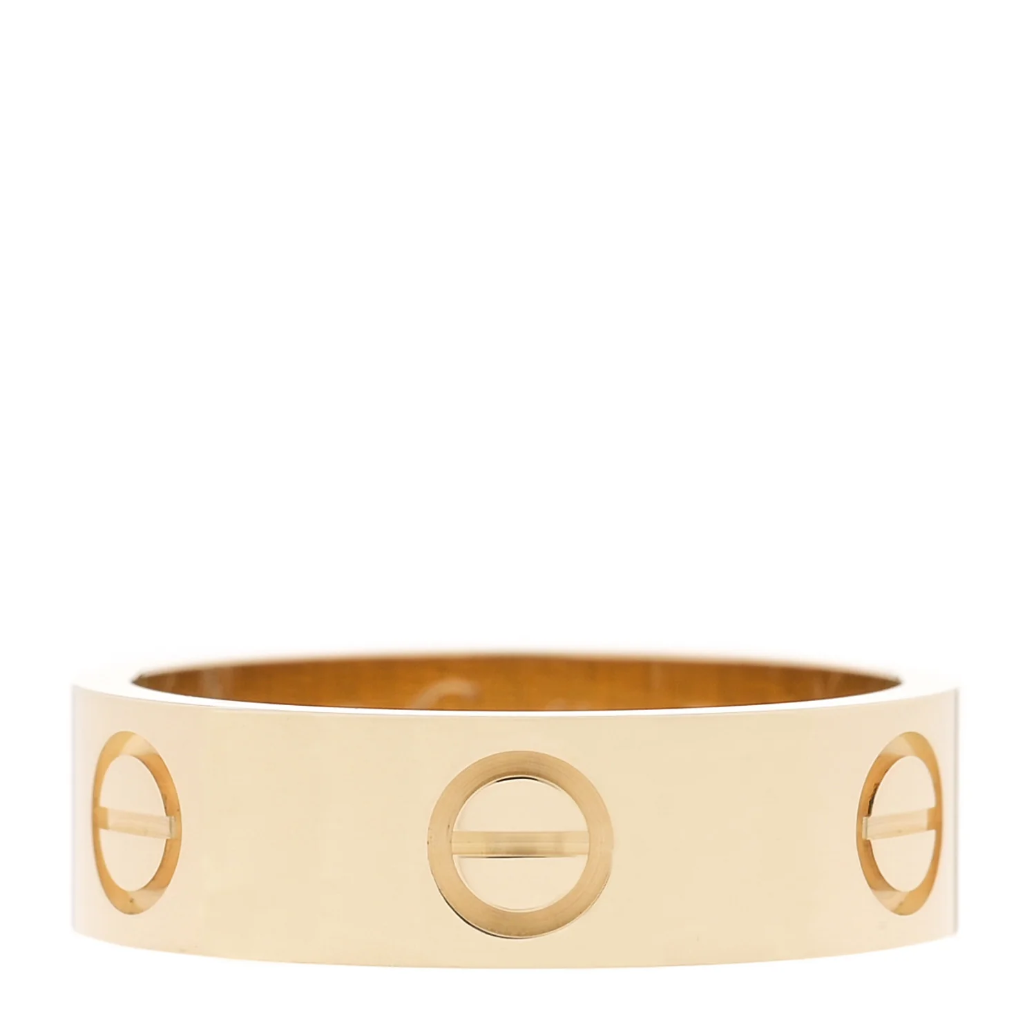 18K Yellow Gold 5.5mm LOVE Ring 53 6.5