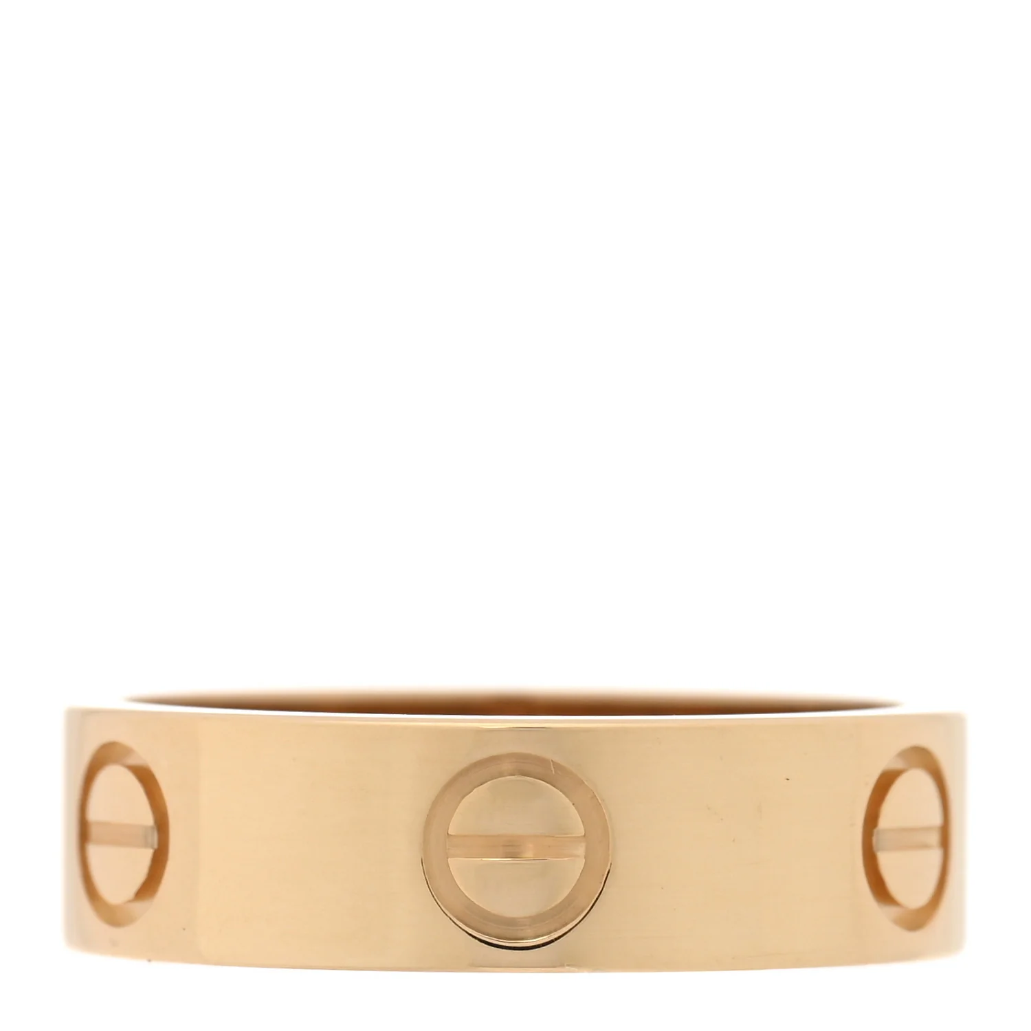 18K Yellow Gold 5.5mm LOVE Ring 54 6.75