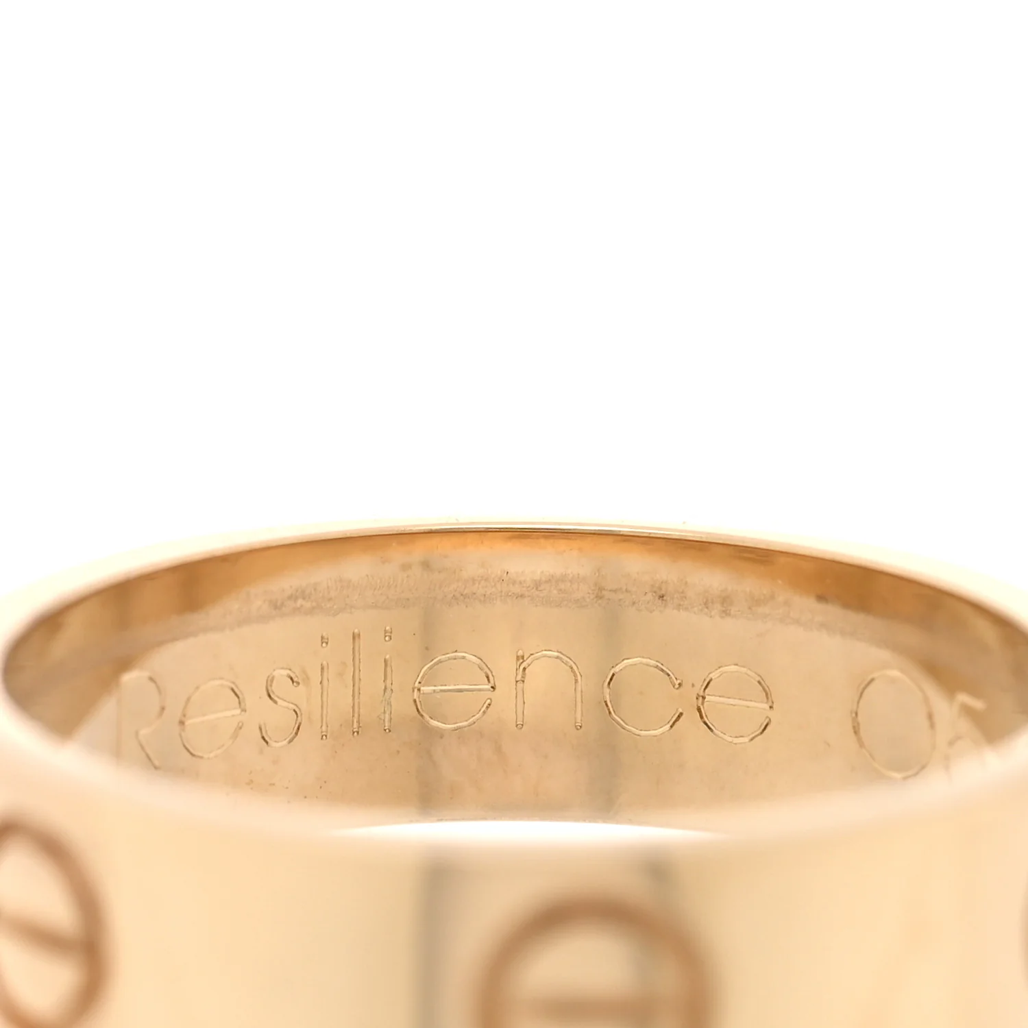 18K Yellow Gold 5.5mm LOVE Ring 56 7.5 - Image 5