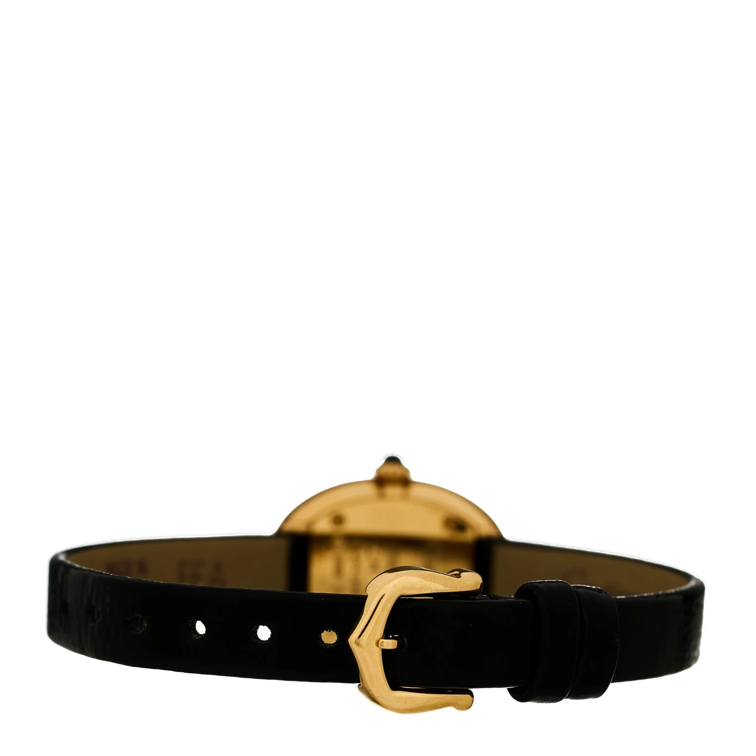 18K Yellow Gold Calfskin 18mm Baignoire Quartz Watch - Image 3