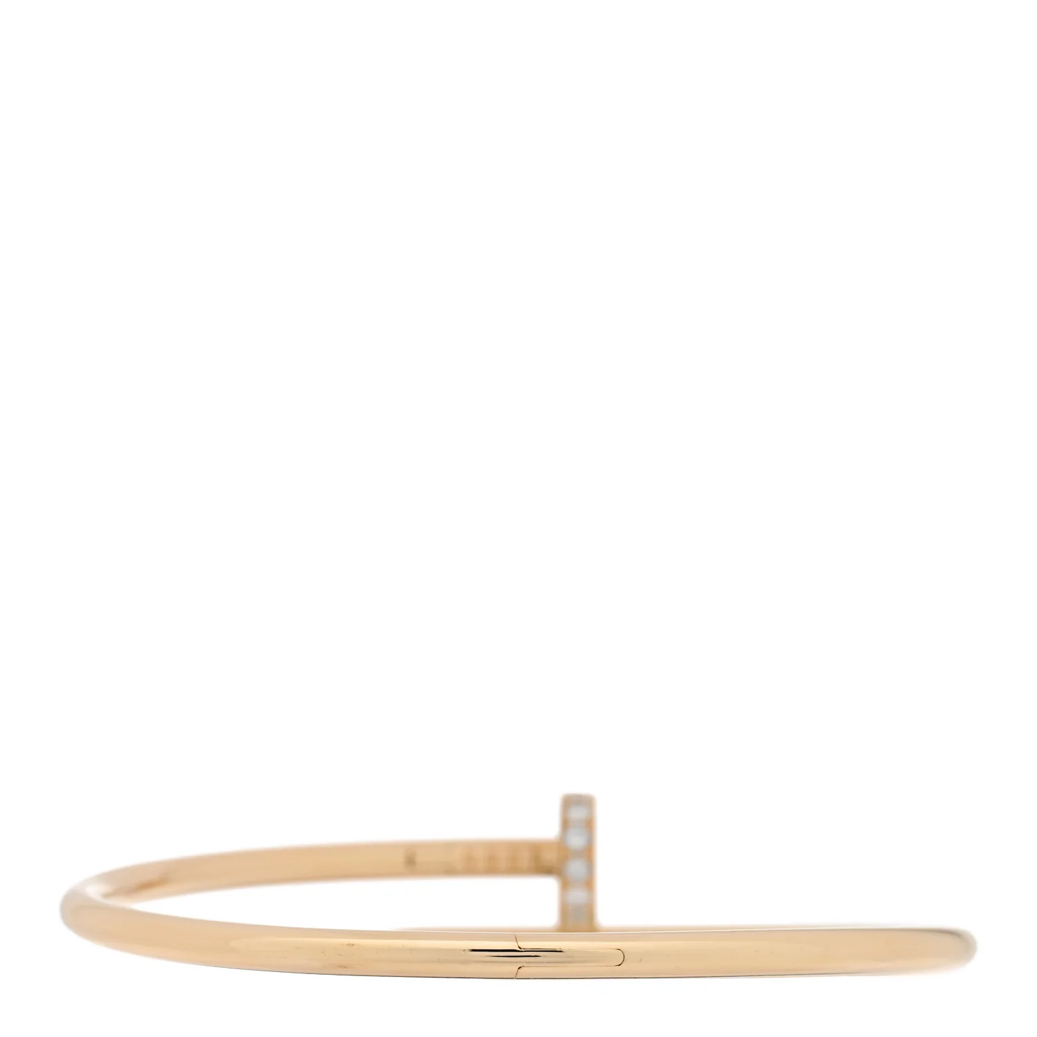 18K Yellow Gold Diamond Juste Un Clou Bracelet 18 - Image 2
