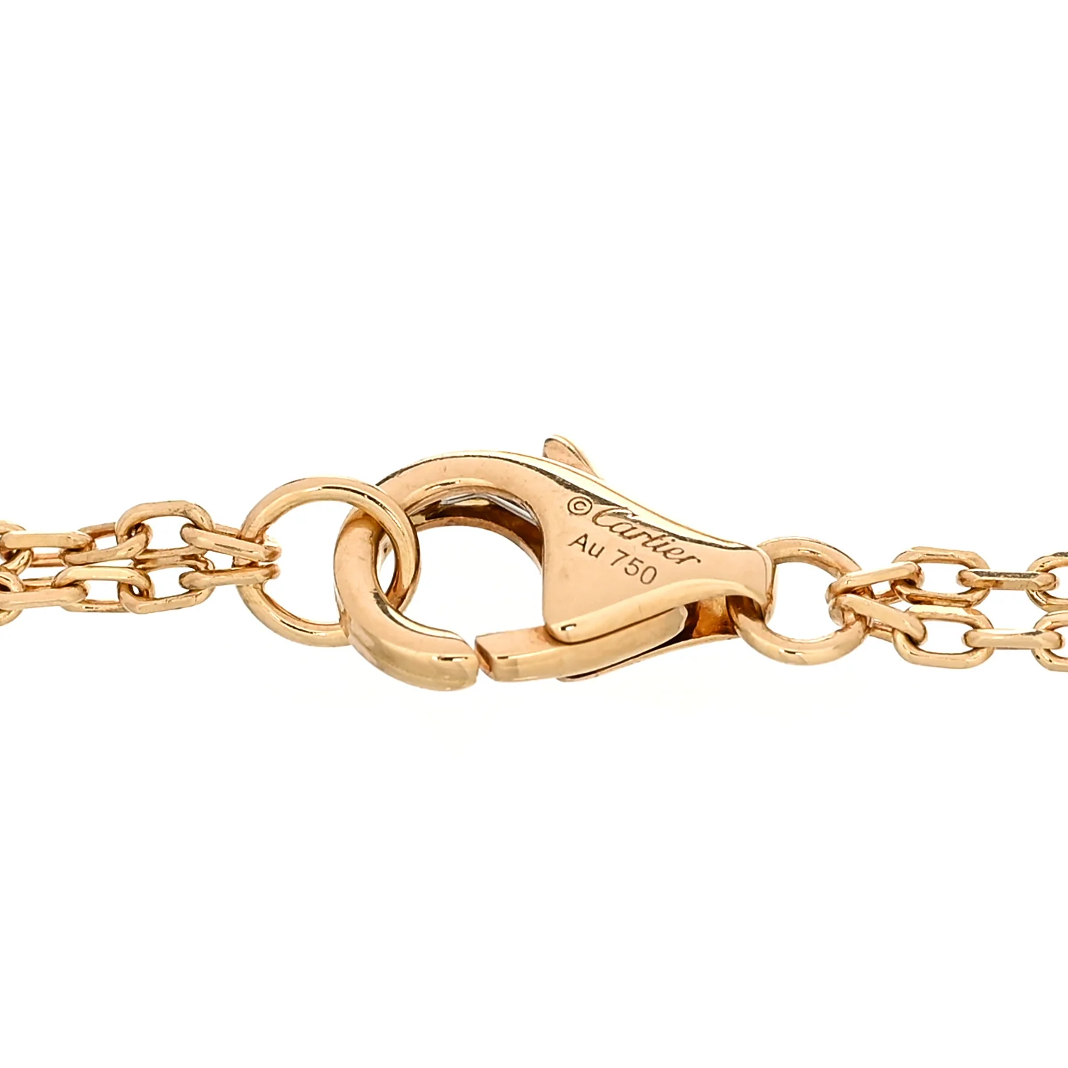 18K Yellow Gold Diamond LOVE Bracelet - Image 3