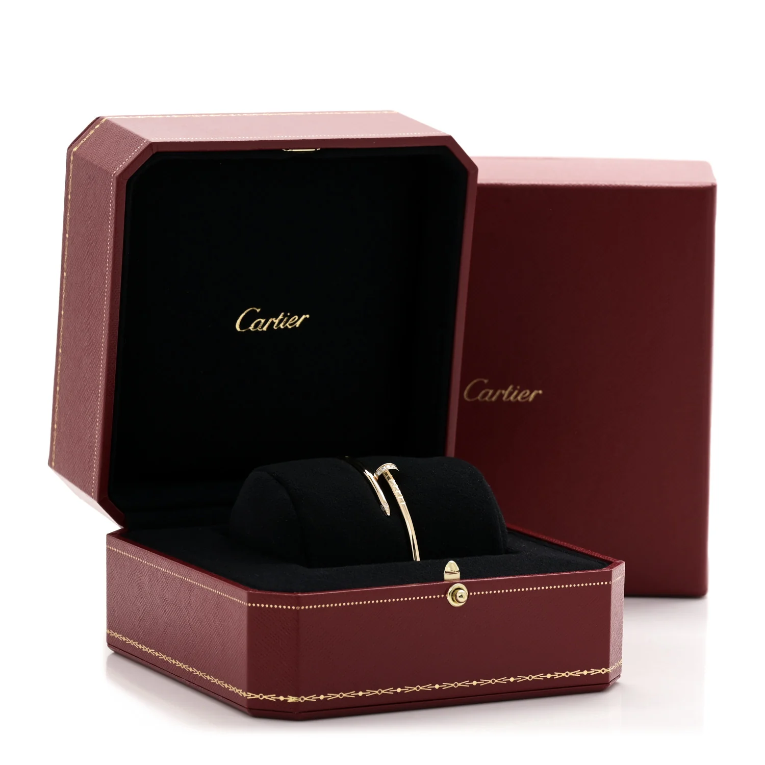 18K Yellow Gold Diamond Small Juste Un Clou Bracelet 16 - Image 5