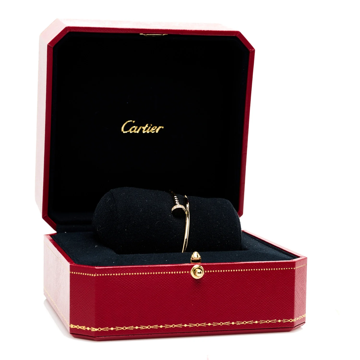 18K Yellow Gold Diamond Small Juste Un Clou Bracelet 17 - Image 4