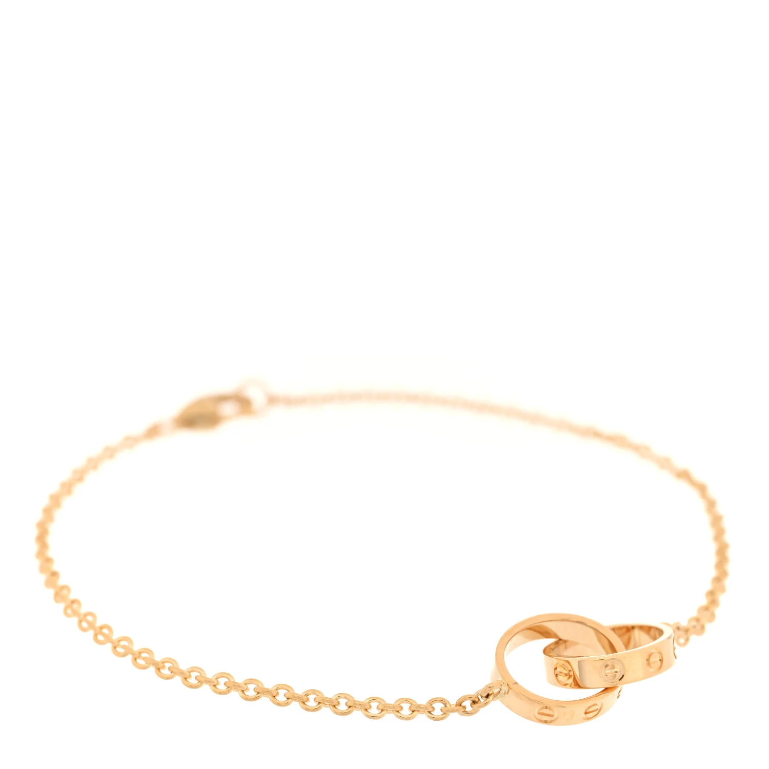 18K Yellow Gold Interlocking LOVE Bracelet