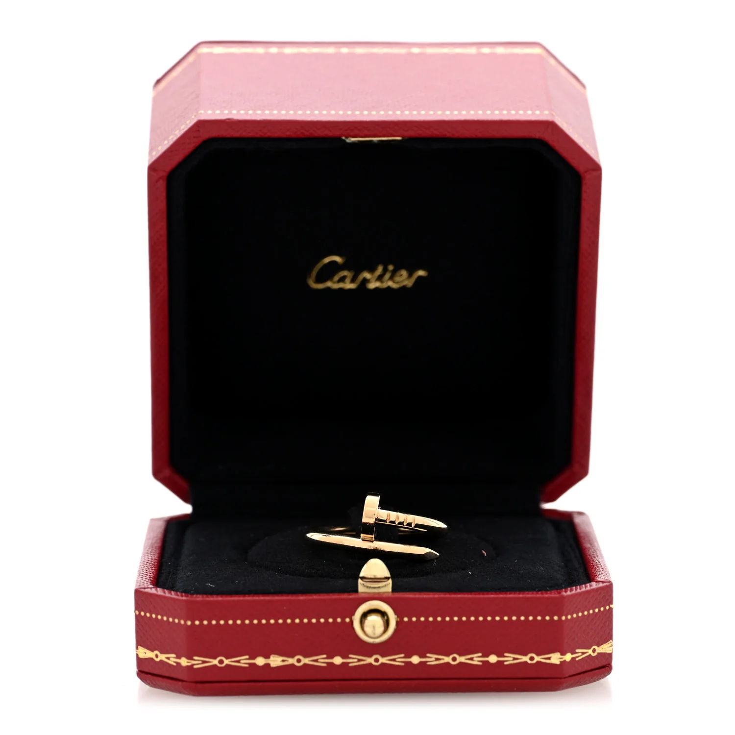 18K Yellow Gold Juste Un Clou Ring 55 7.25 - Image 6