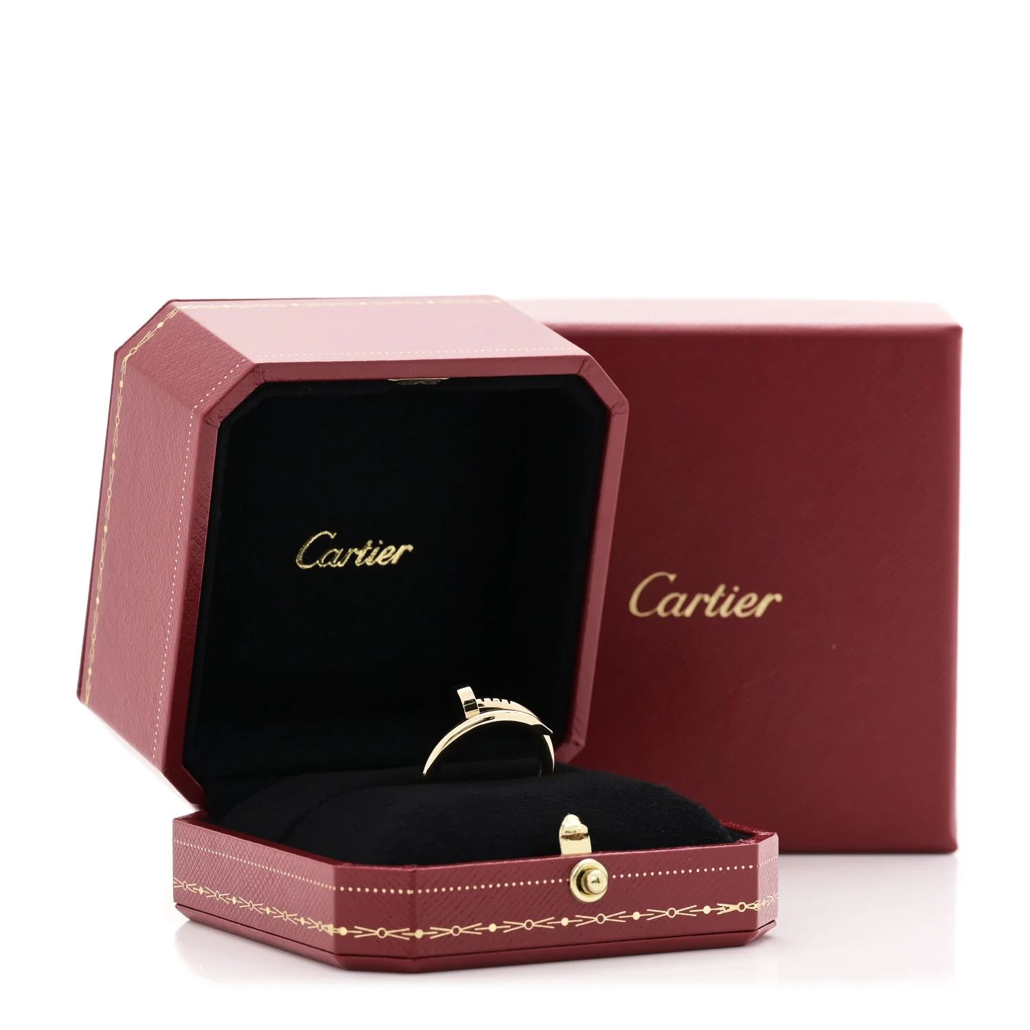 18K Yellow Gold Juste Un Clou Ring 55 7.25 - Image 6
