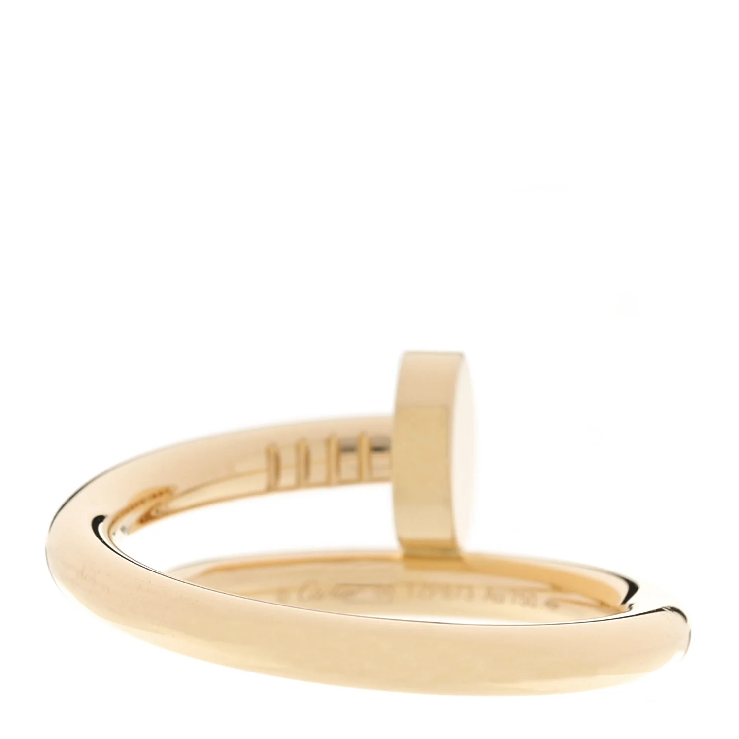18K Yellow Gold Juste Un Clou Ring 56 7.5 - Image 3