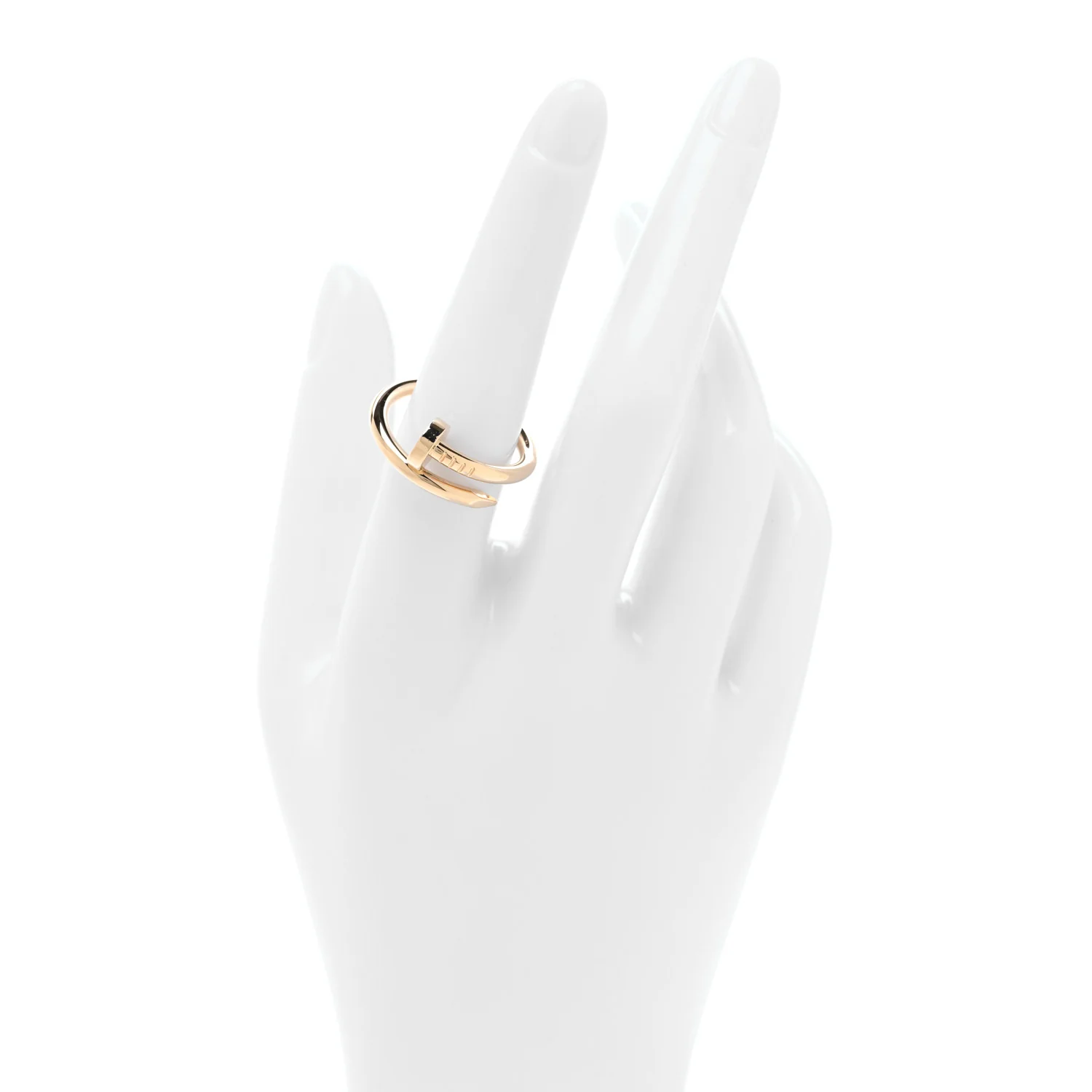18K Yellow Gold Juste Un Clou Ring 57 8 - Image 3