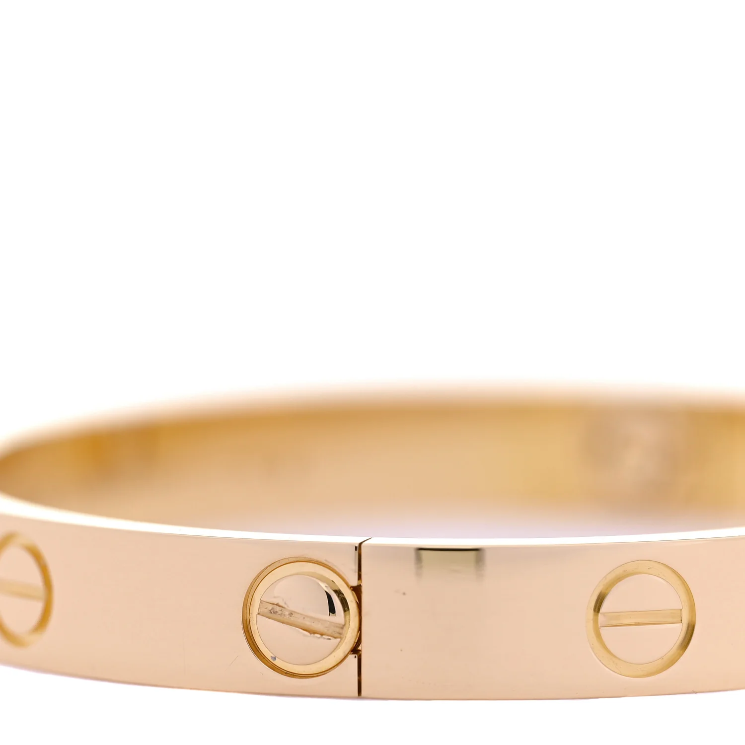 18K Yellow Gold LOVE Bracelet 15 - Image 4