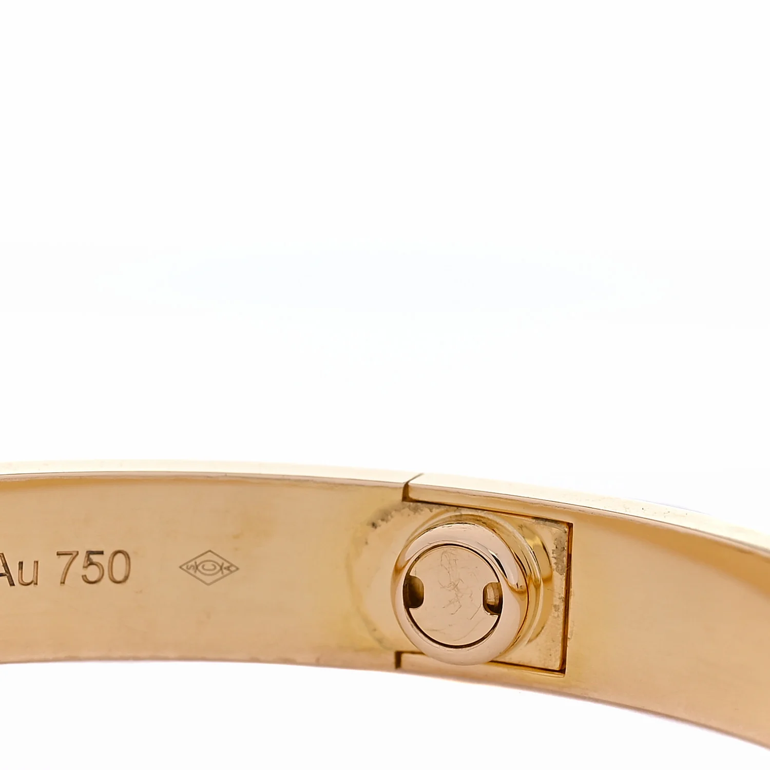 18K Yellow Gold LOVE Bracelet 15 - Image 9