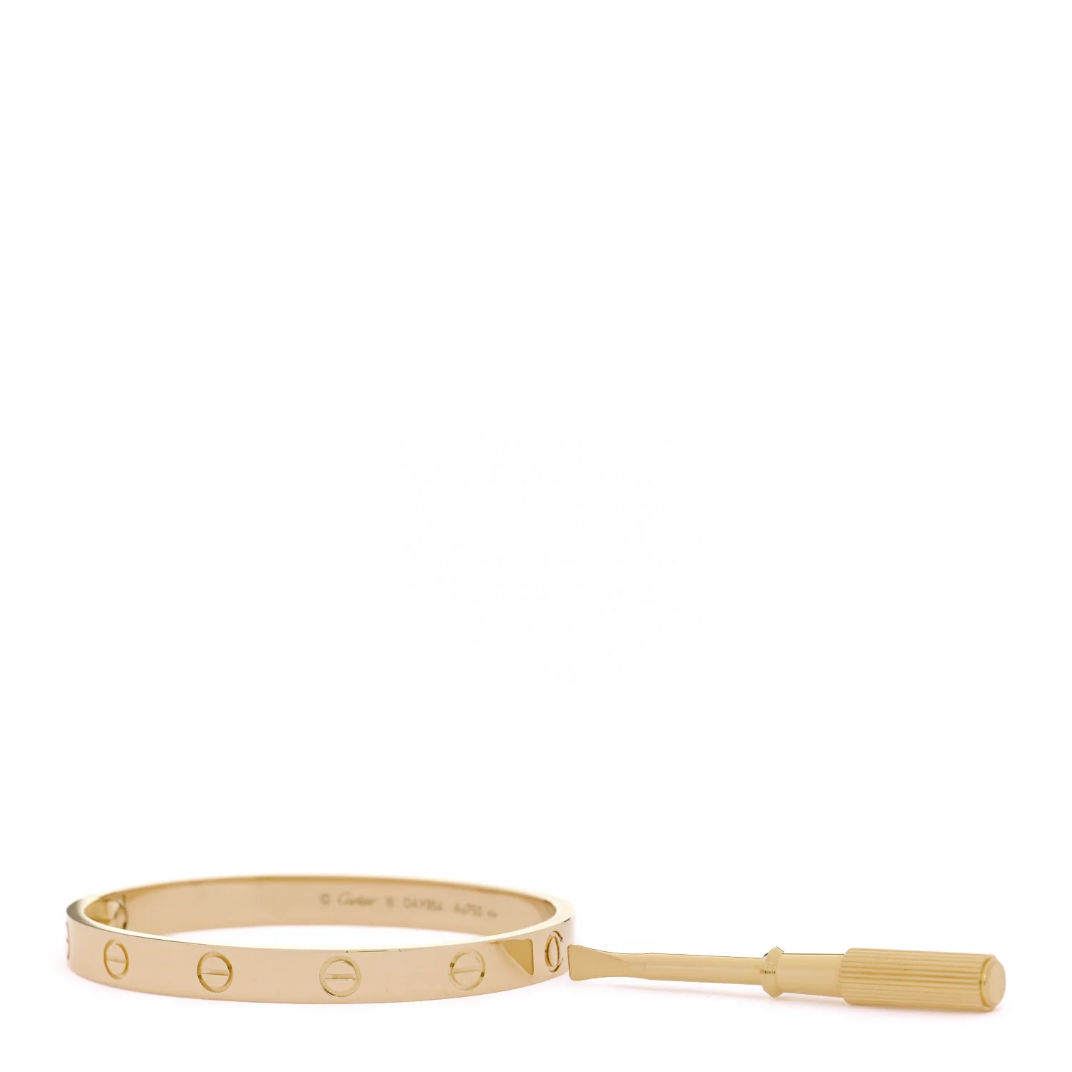 18K Yellow Gold Love Bracelet 16 - Image 3