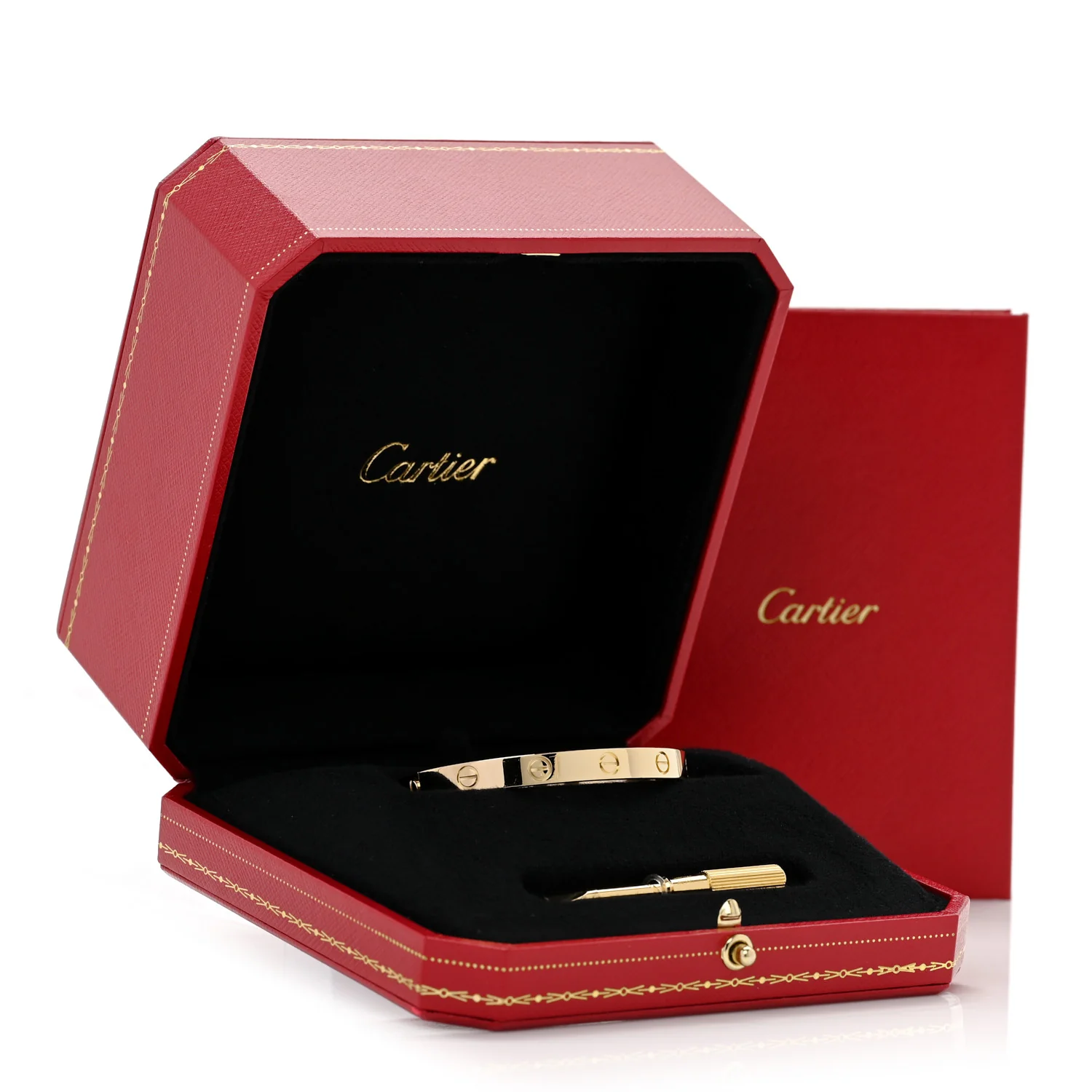 18K Yellow Gold Love Bracelet 16 - Image 9