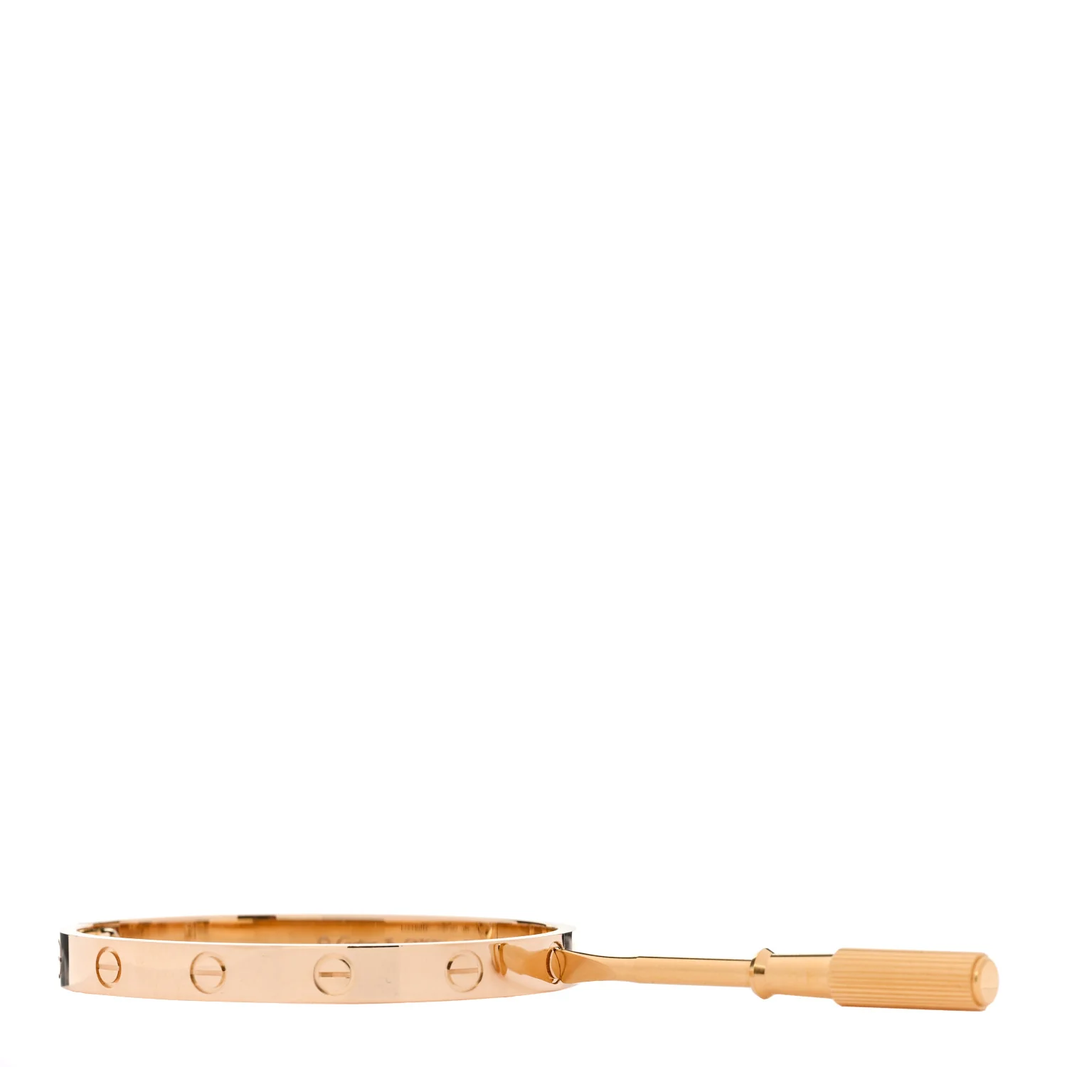 18K Yellow Gold Love Bracelet 16 - Image 3