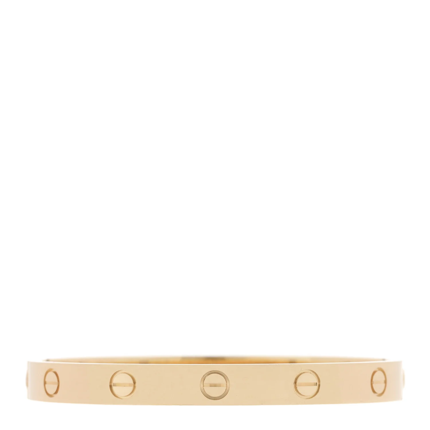 18K Yellow Gold LOVE Bracelet 16 - Image 2